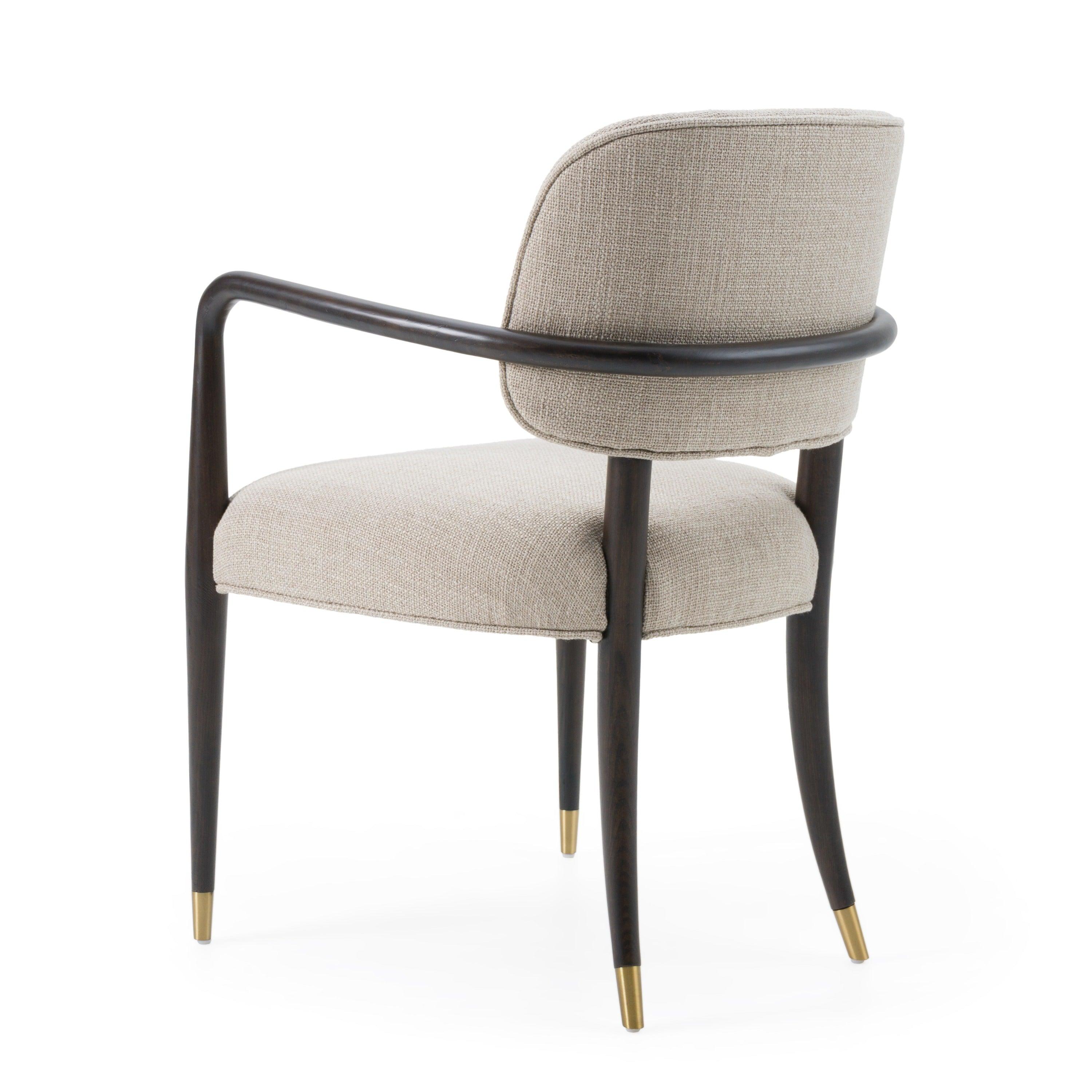 Modrest Kathy Modern Fabric Dining Arm Chair