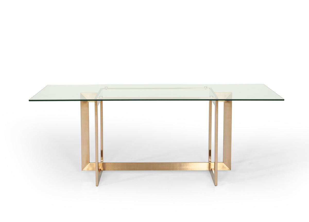 Modrest Keaton Modern Glass Dining Table