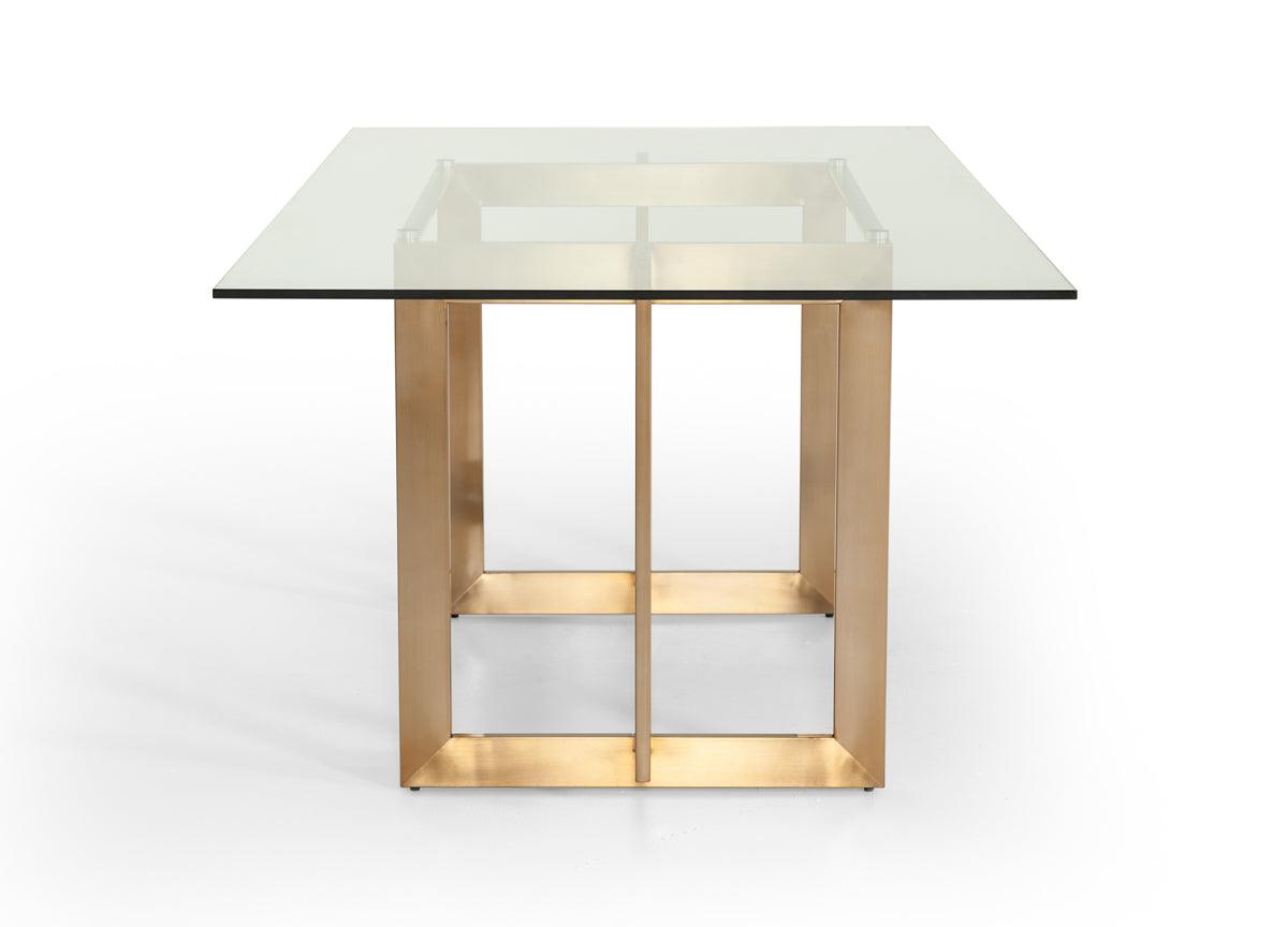 Modrest Keaton Modern Glass Dining Table