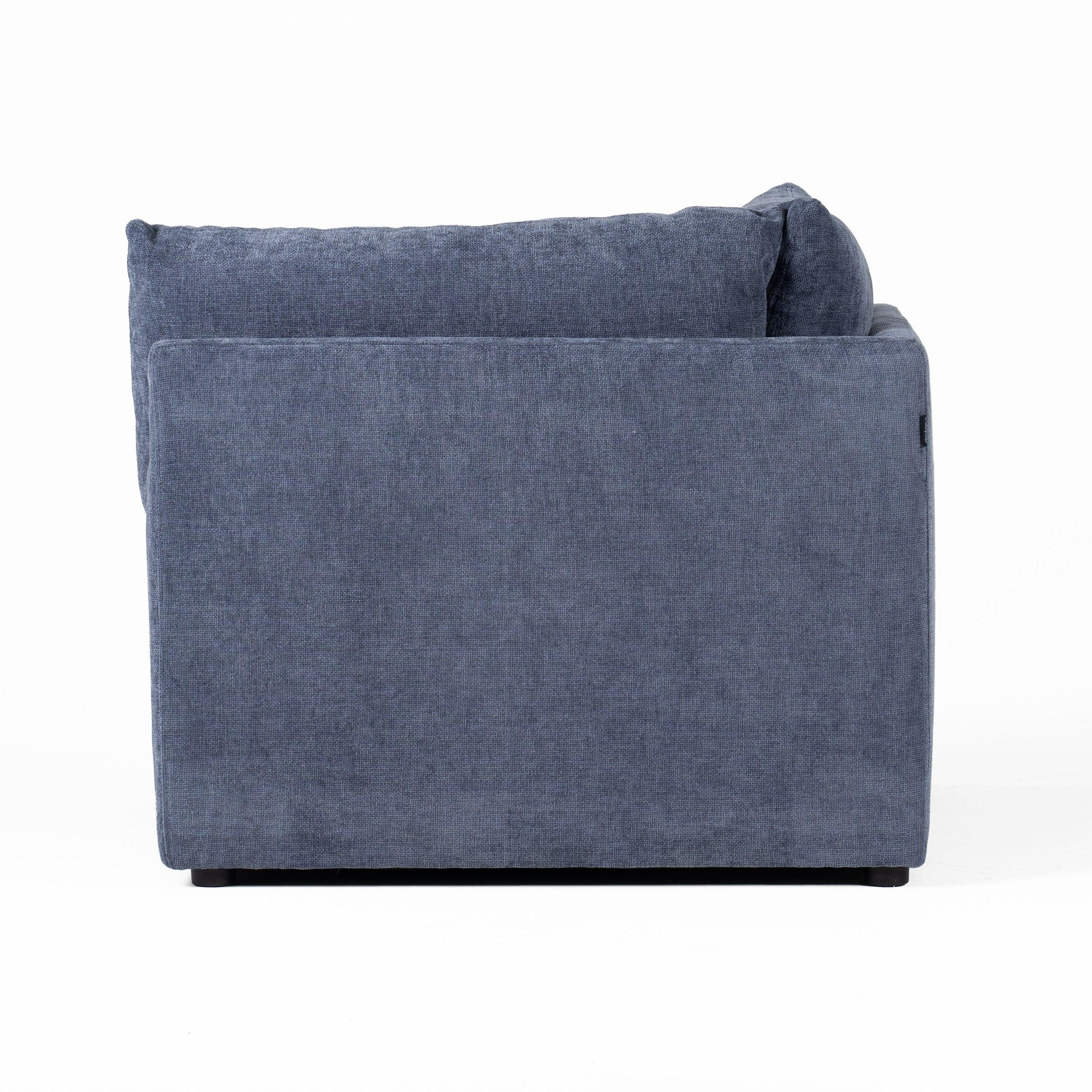 Divani Casa Kinsey Modern Fabric Modular Left Facing Seat