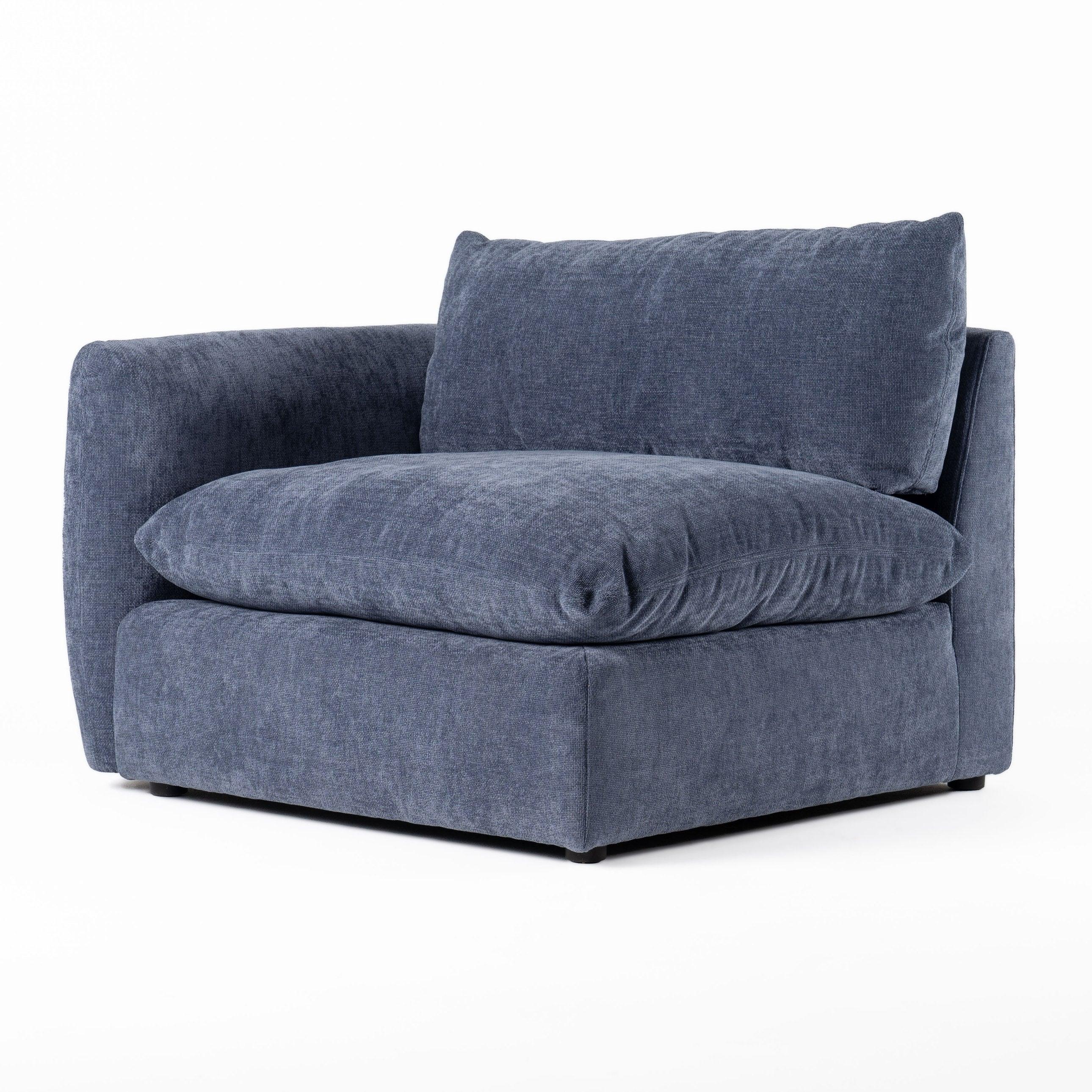 Divani Casa Kinsey Modern Fabric Modular Left Facing Seat