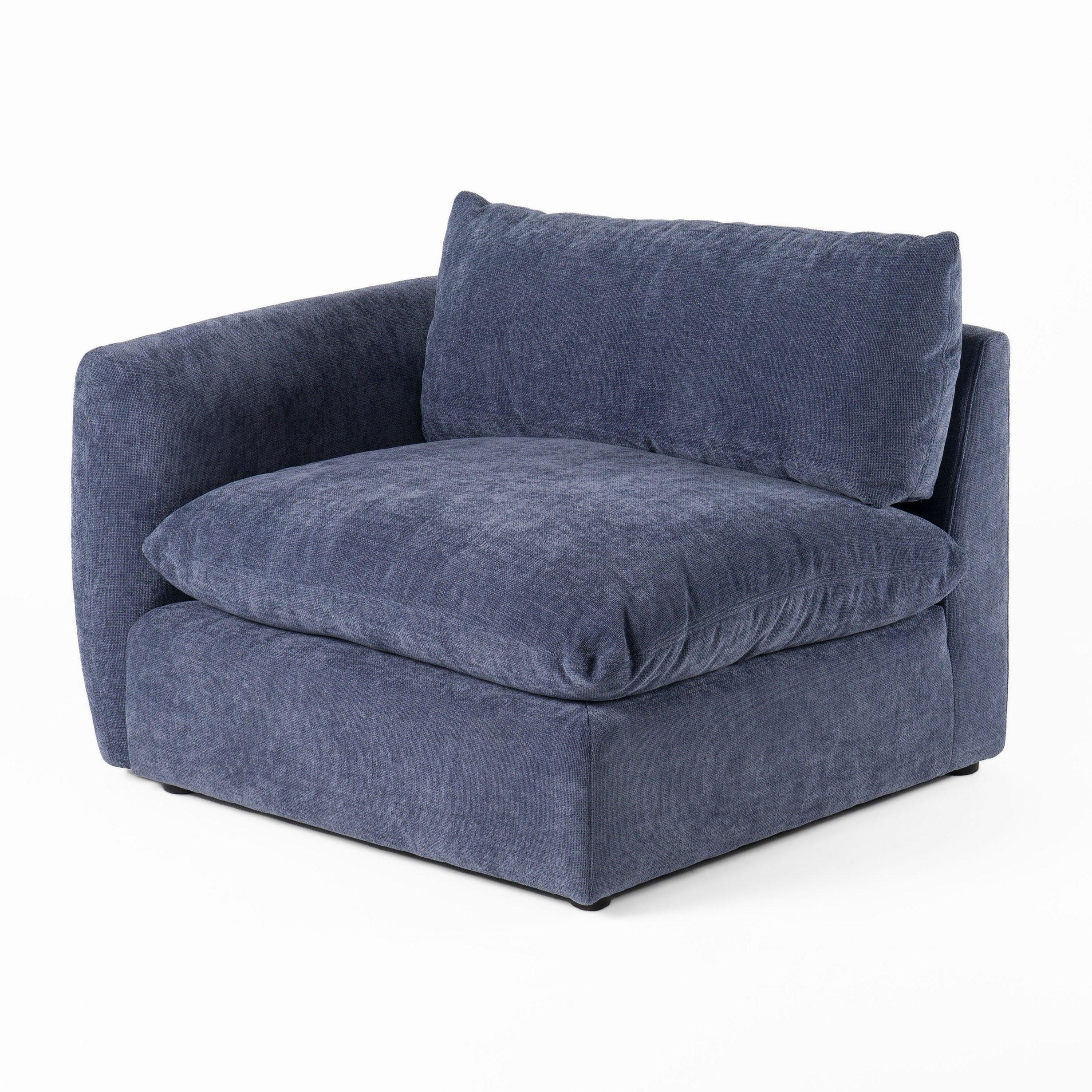 Divani Casa Kinsey Modern Fabric Modular Left Facing Seat