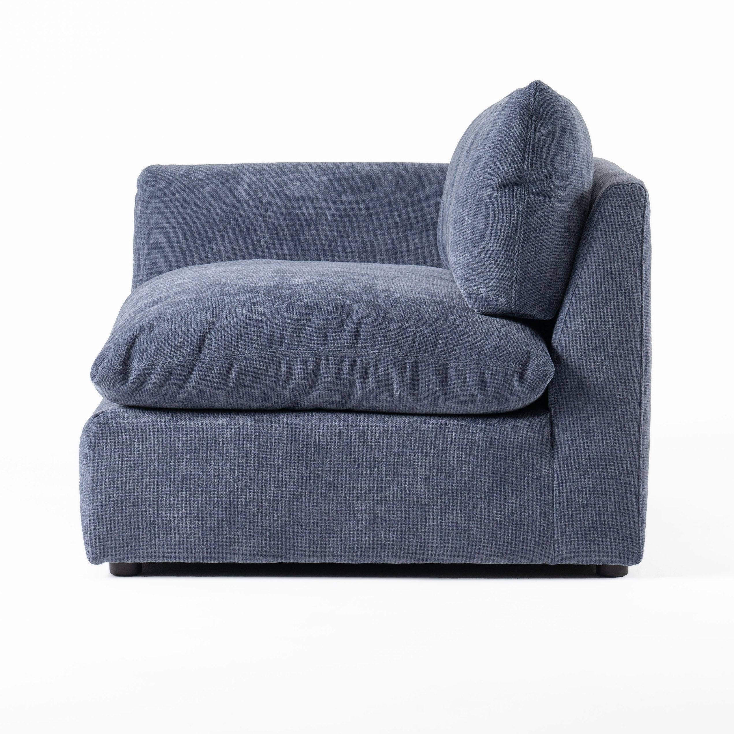 Divani Casa Kinsey Modern Fabric Modular Left Facing Seat