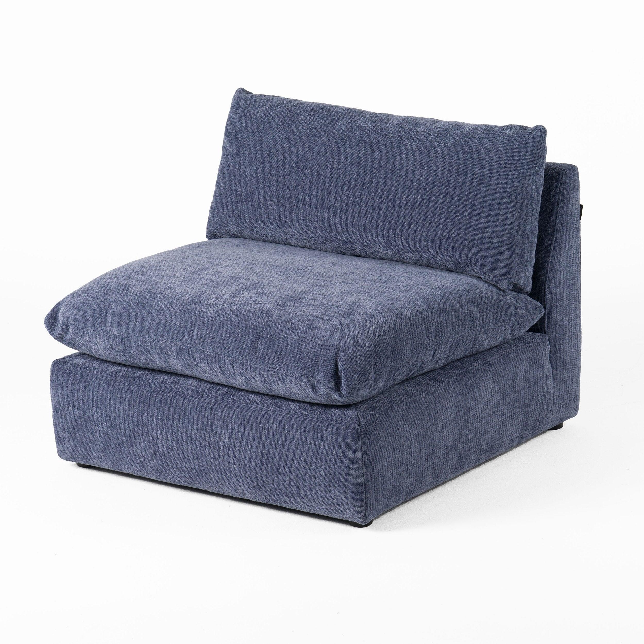 Divani Casa Kinsey Modern Fabric Modular Armless Seat