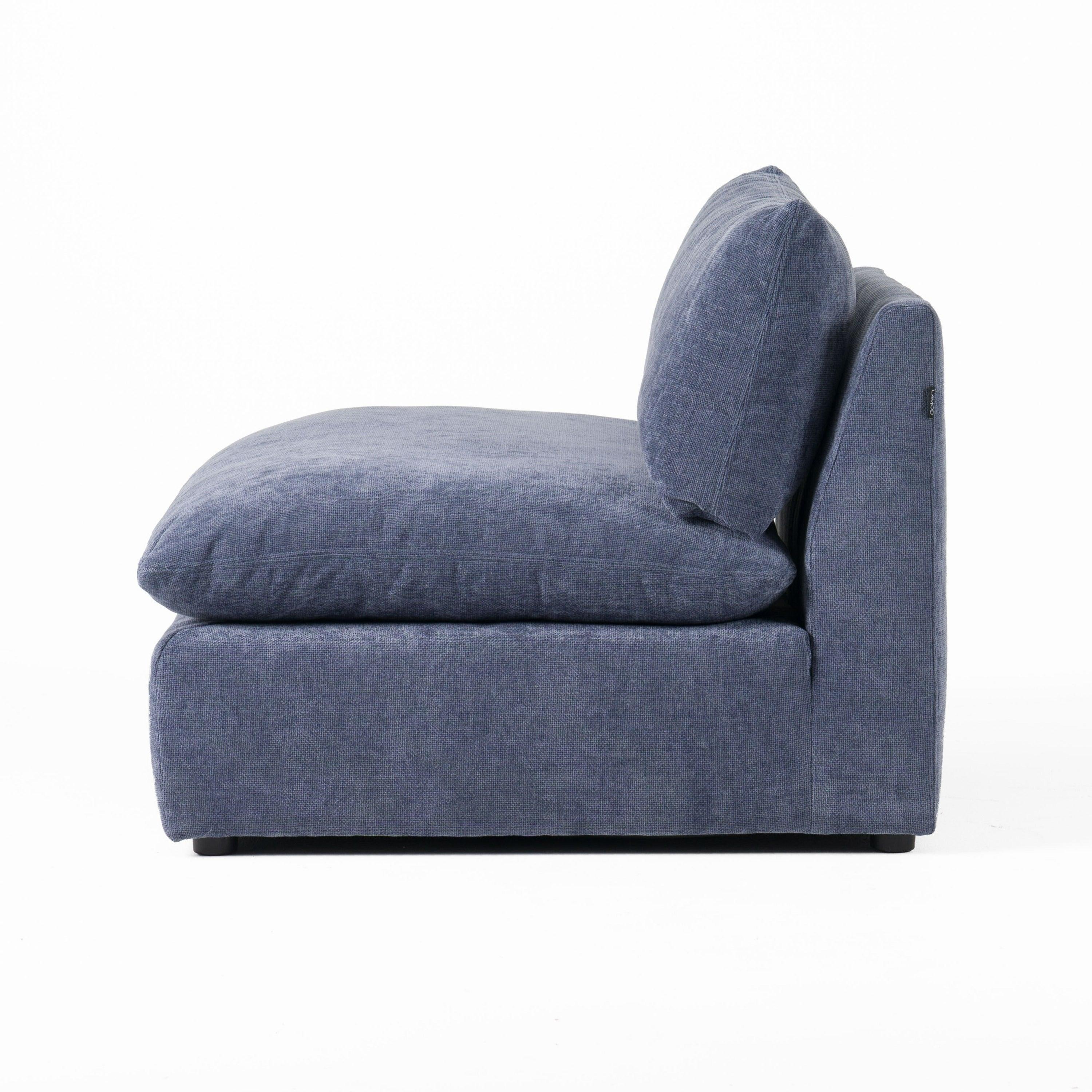 Divani Casa Kinsey Modern Fabric Modular Armless Seat