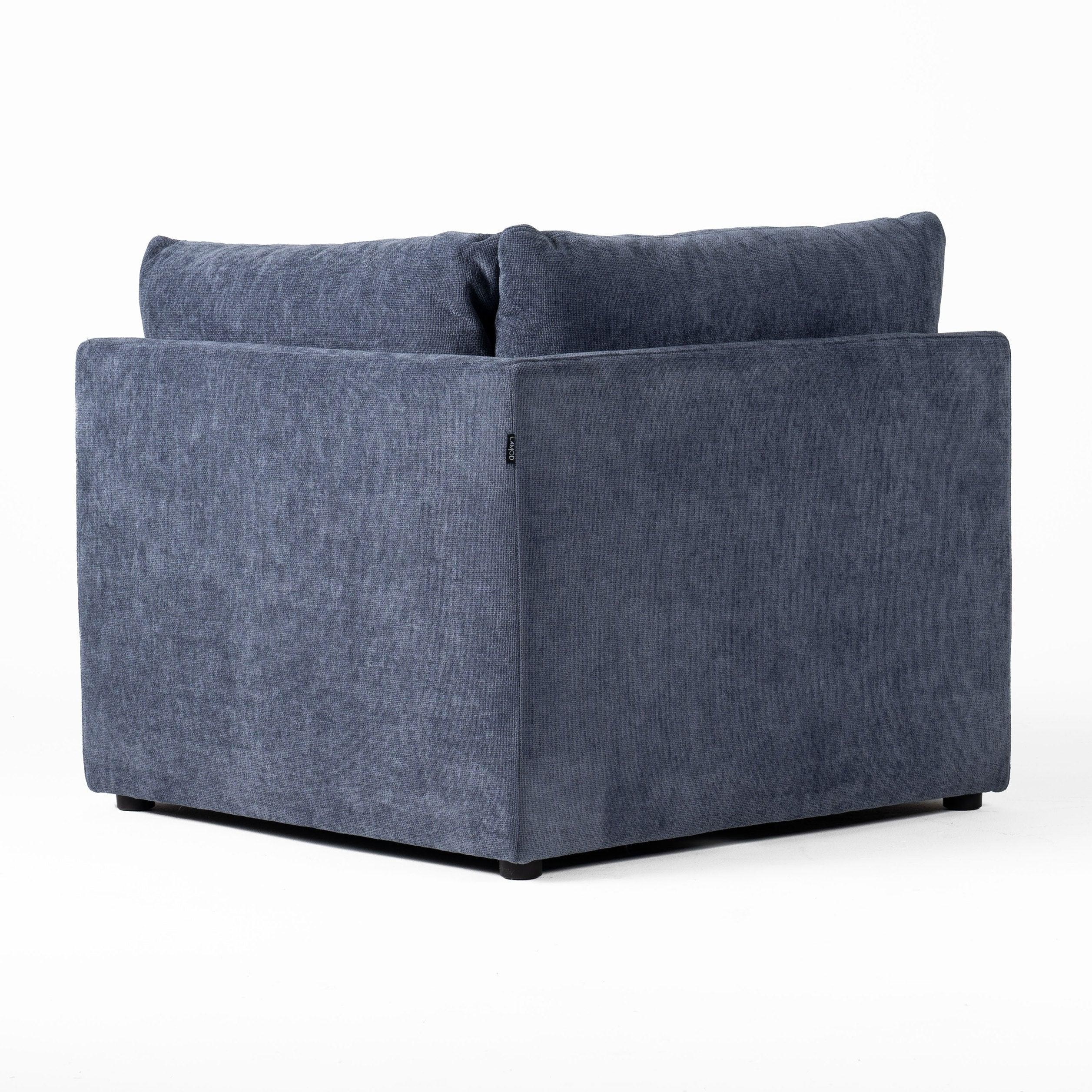 Divani Casa Kinsey Modern Fabric Modular Corner Seat