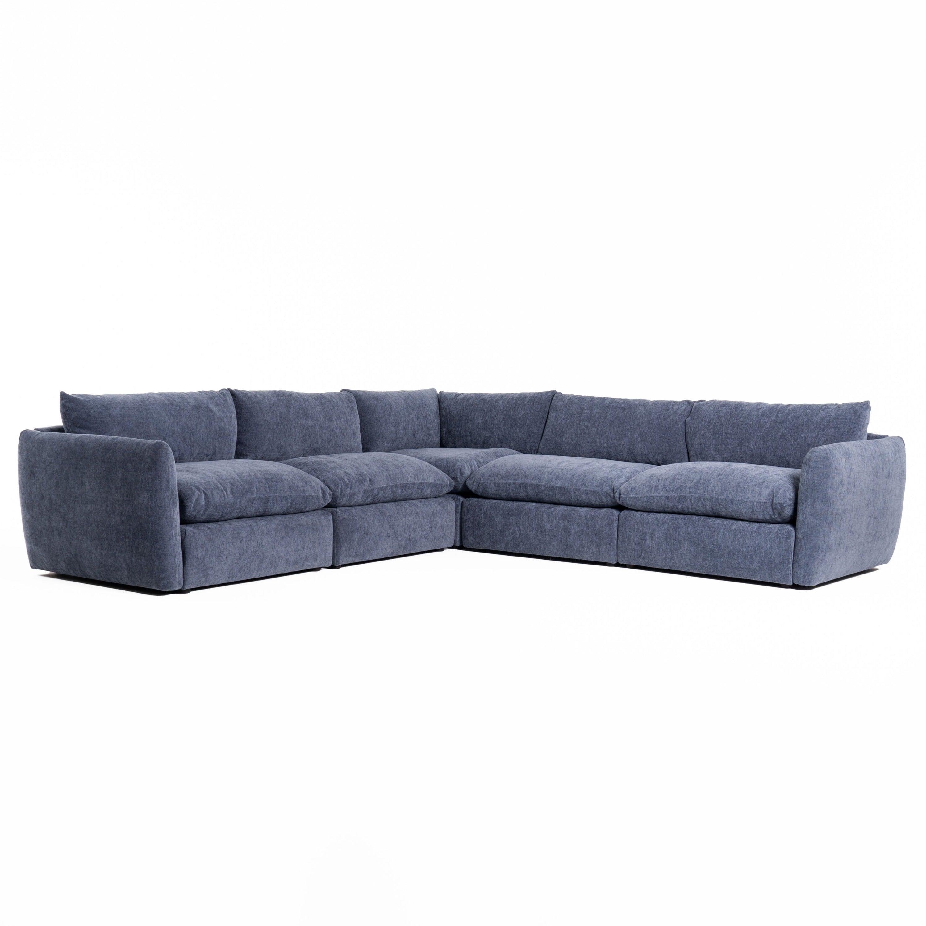 Divani Casa Kinsey Modern Fabric Modular Sectional Sofa