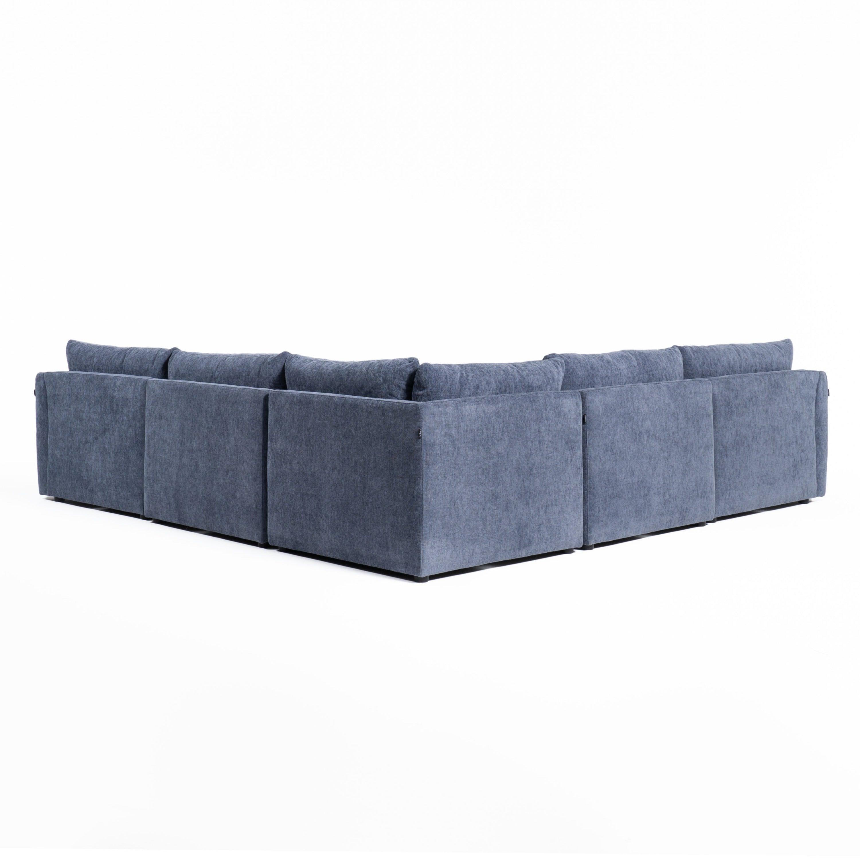 Divani Casa Kinsey Modern Fabric Modular Sectional Sofa