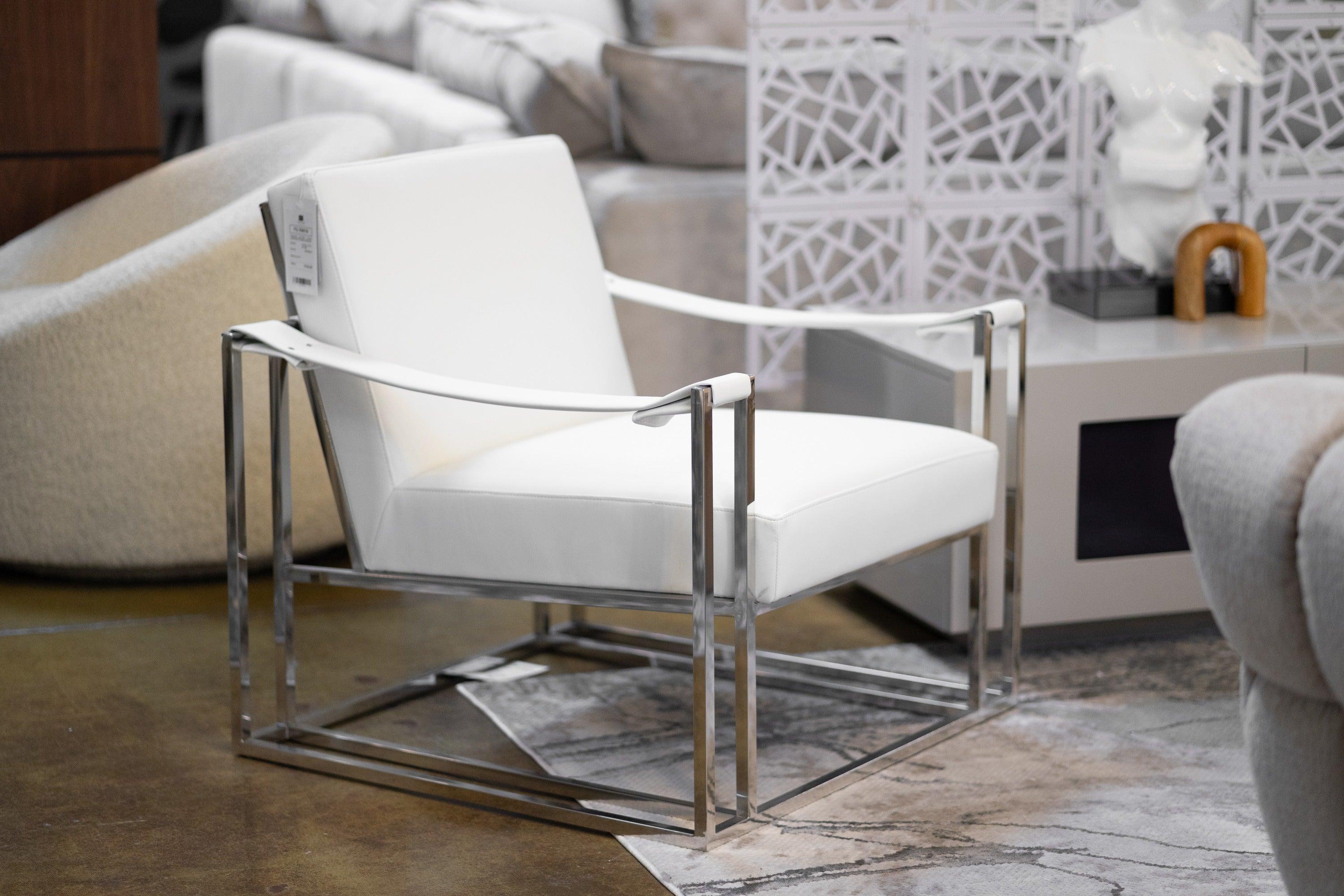 Modrest Larson Modern Leatherette Accent Chair