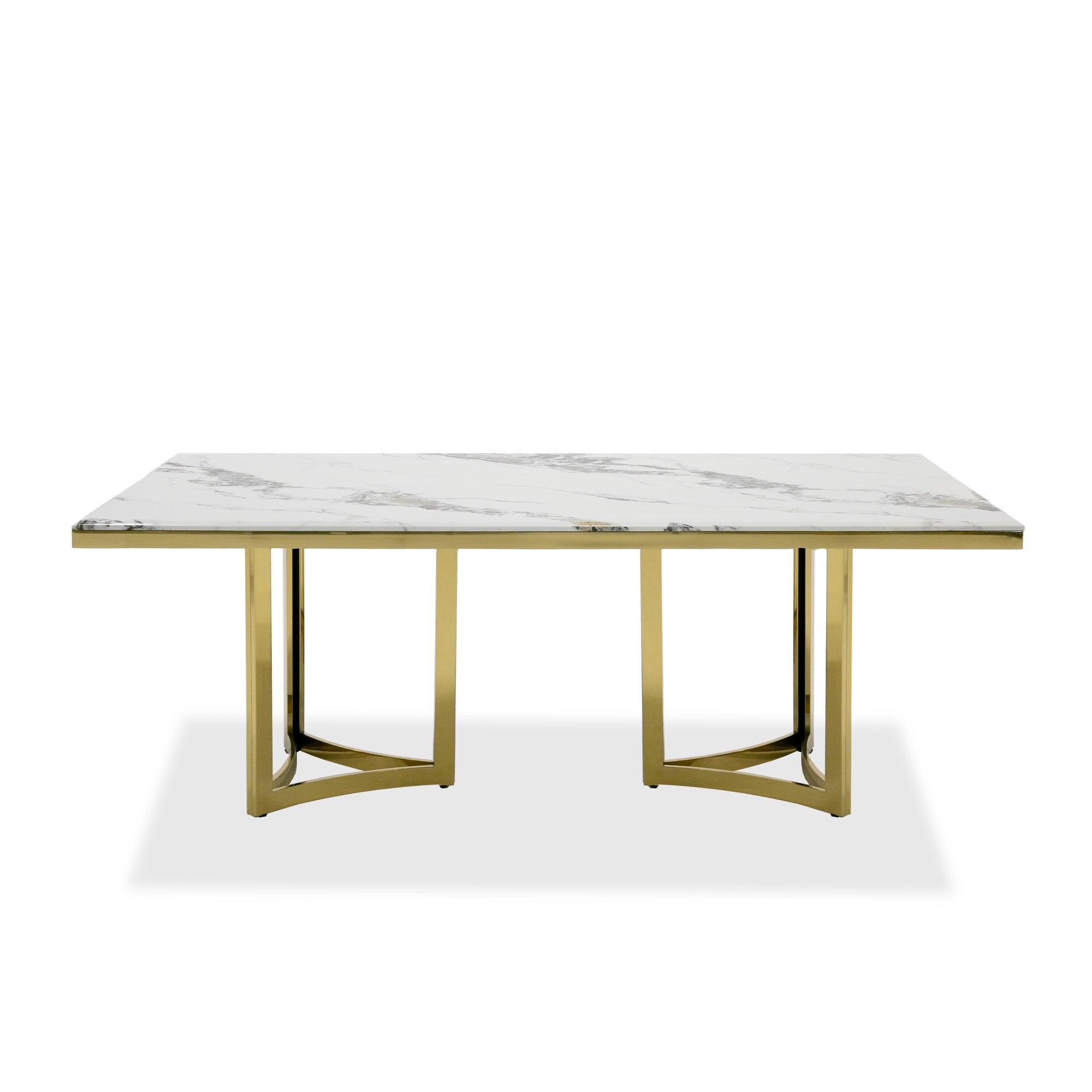 Modrest Loomis Marble Dining Table