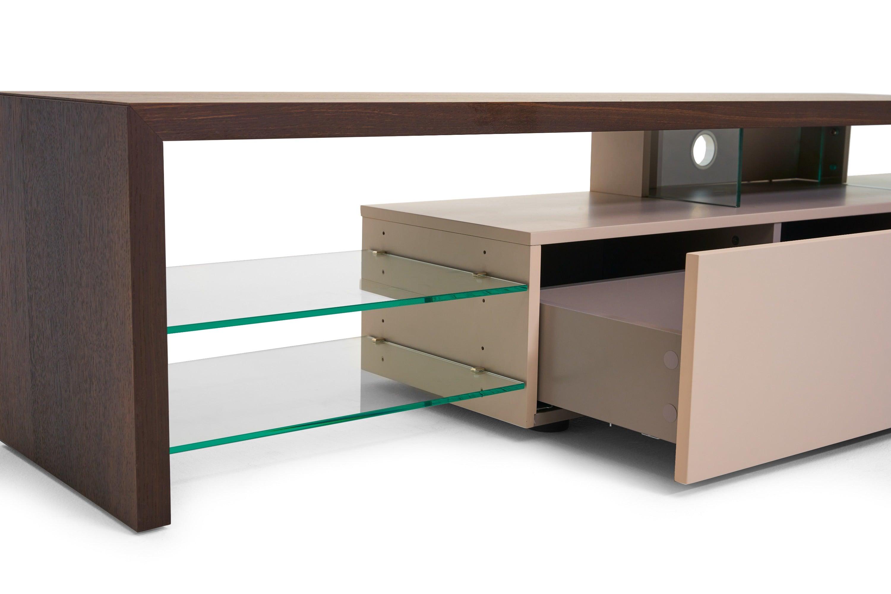 Modrest Loreta Modern Smoked TV Stand