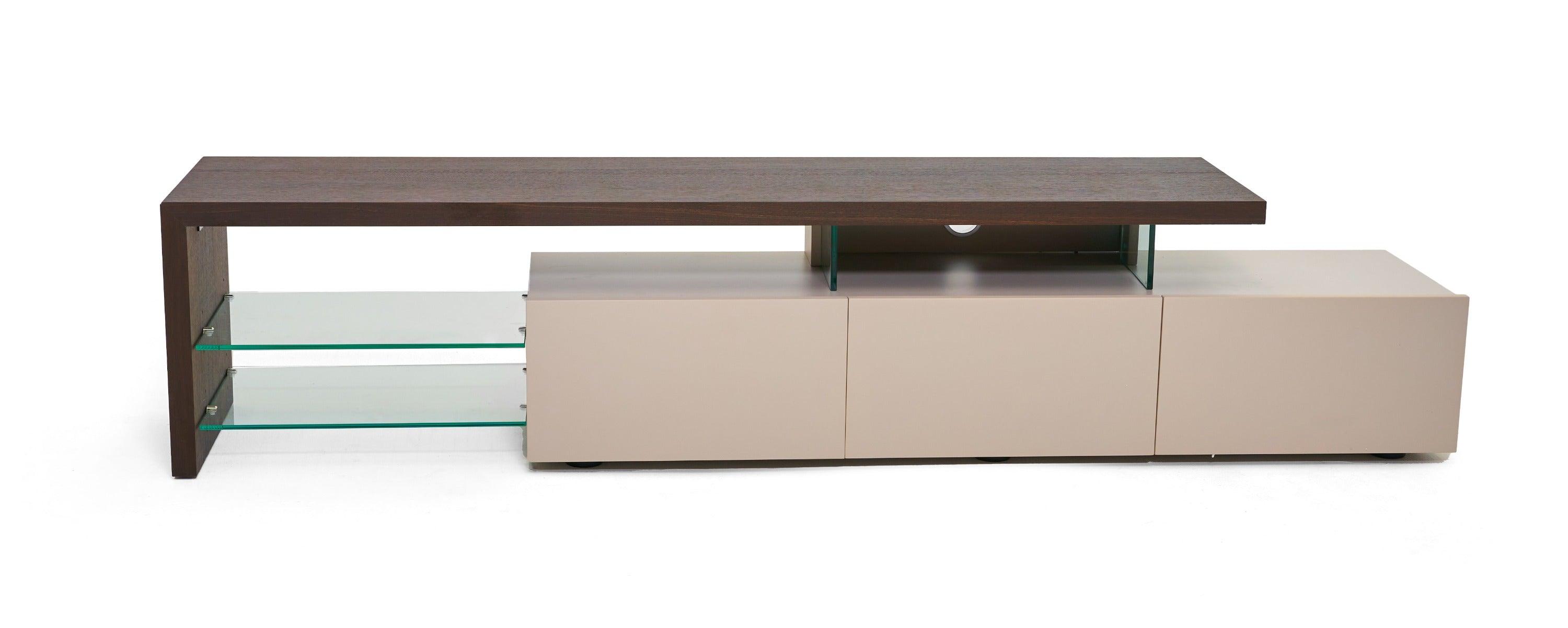 Modrest Loreta Modern Smoked TV Stand