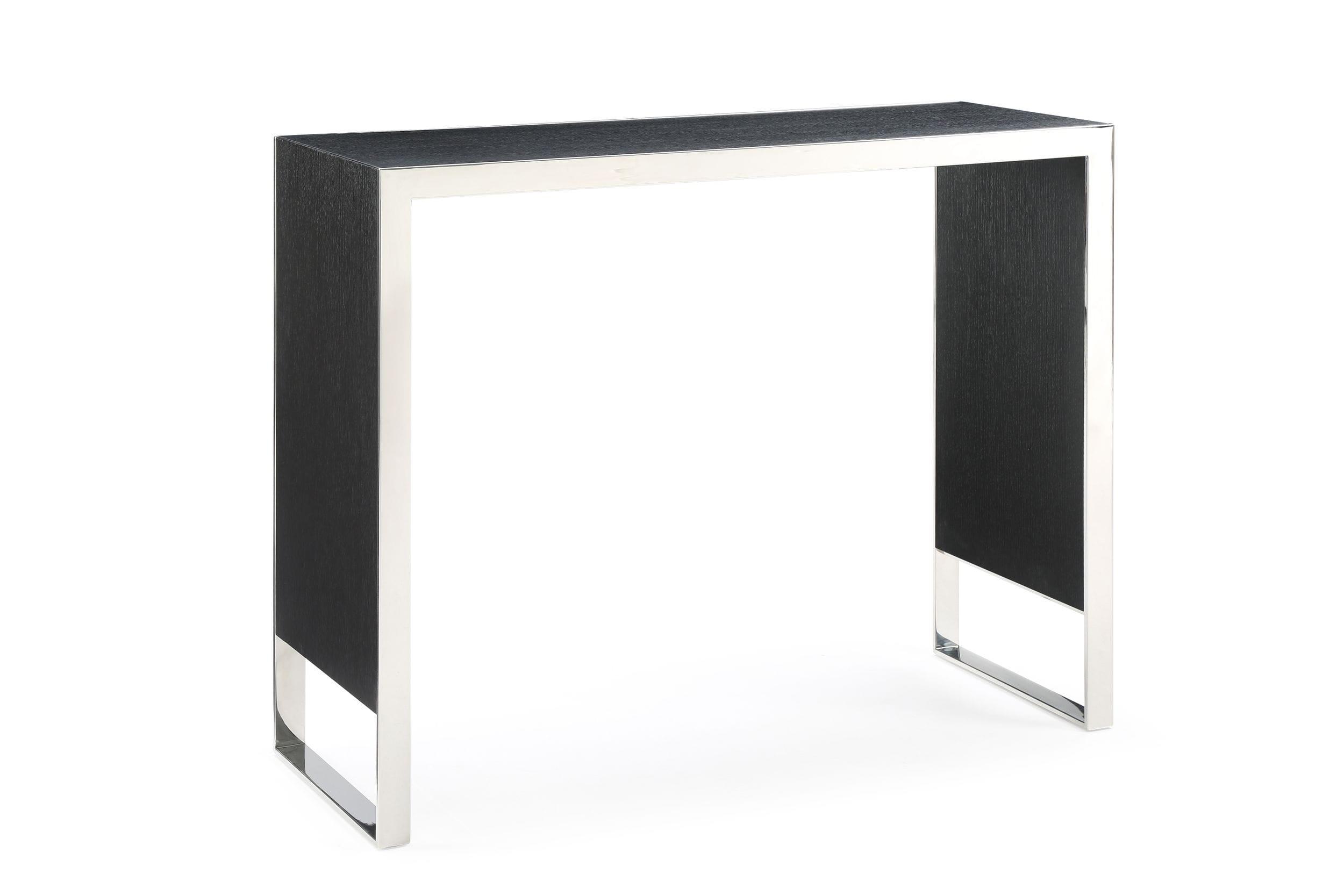 Modrest Manston Modern Stainless Steel Bar Table