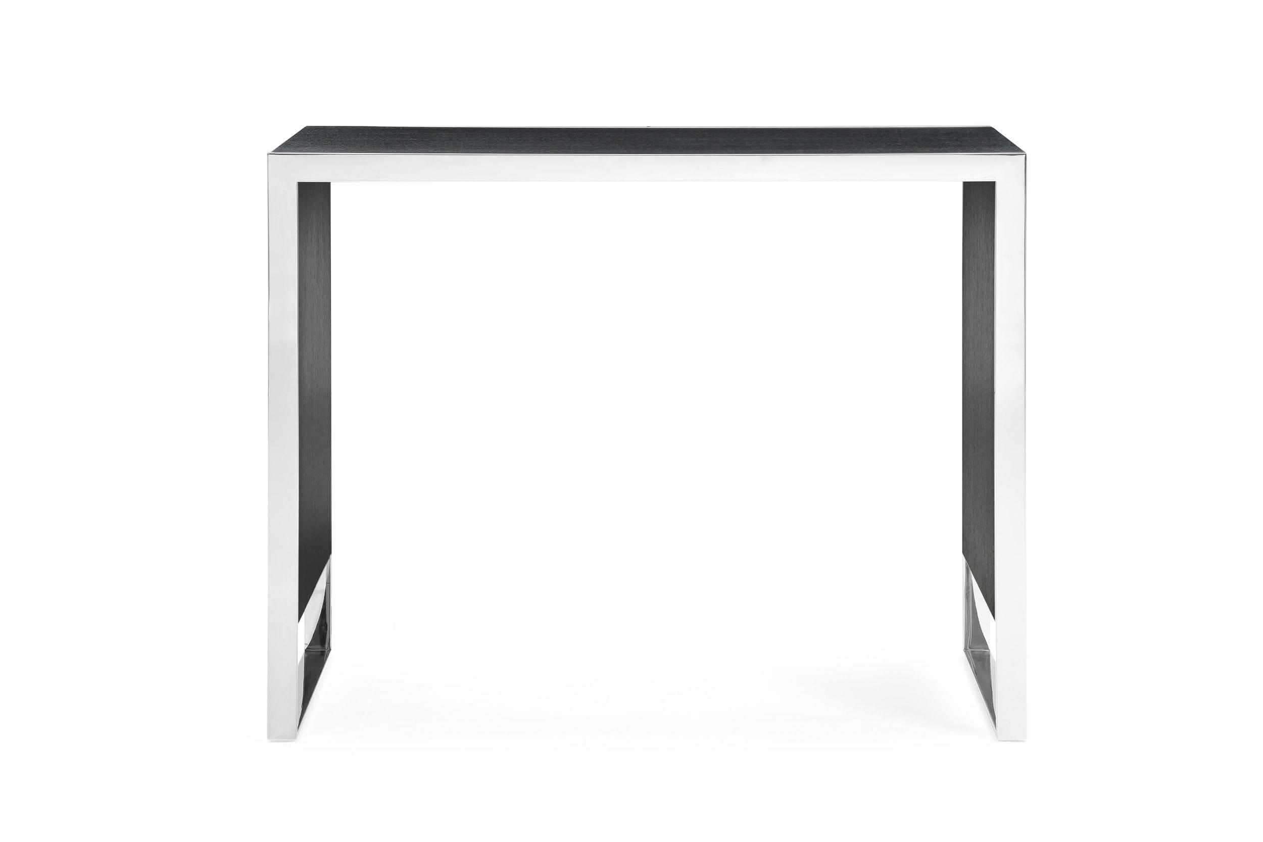 Modrest Manston Modern Stainless Steel Bar Table