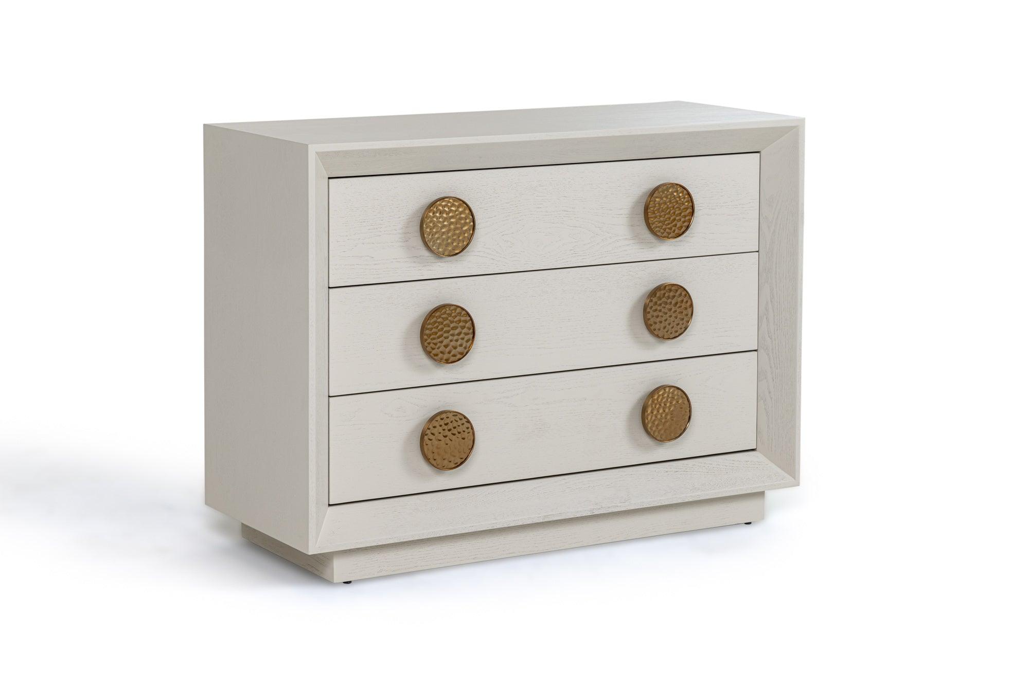 Modrest Marjorie Modern Brushed Nightstand