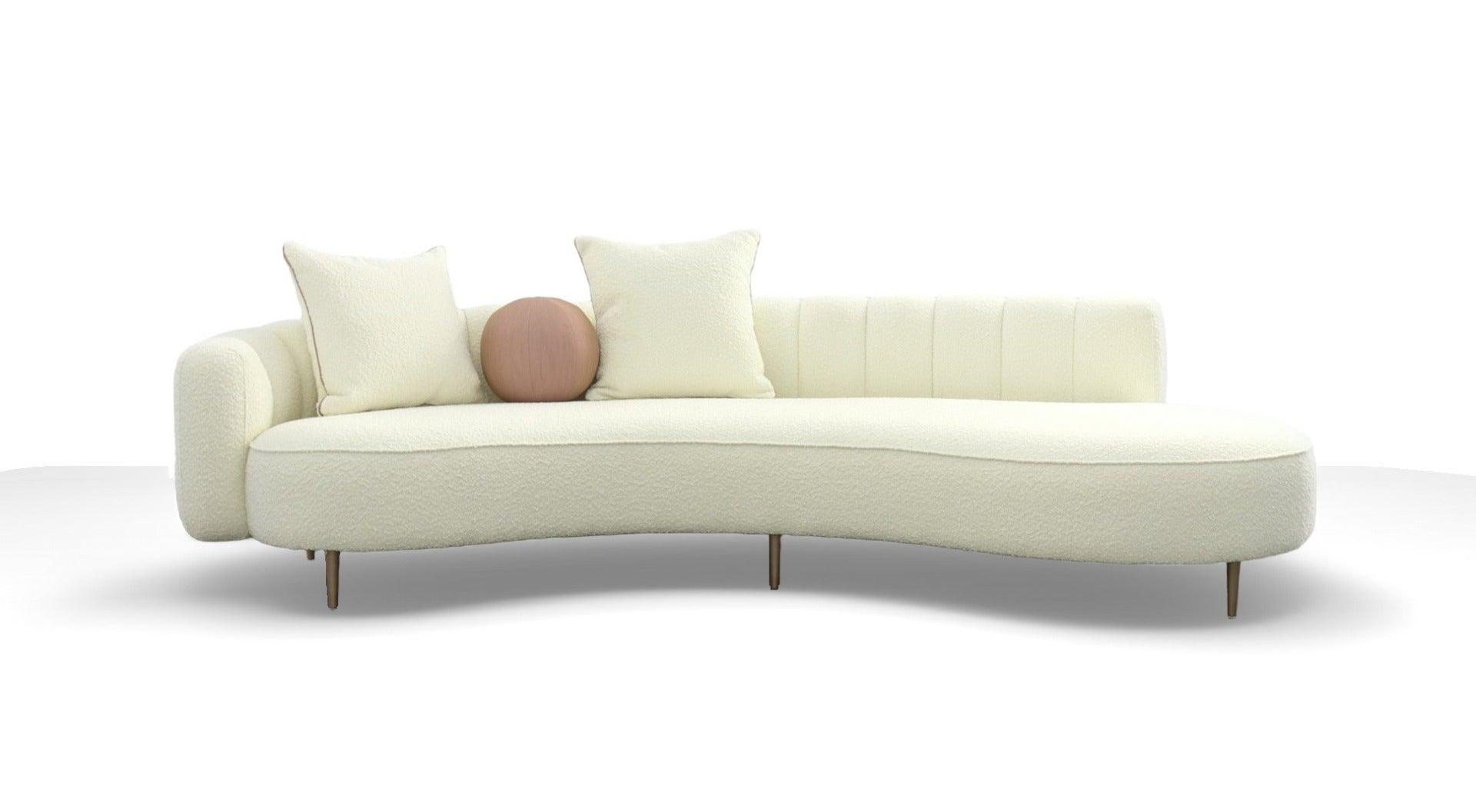 Modrest Maverick Modern Fabric Chaise