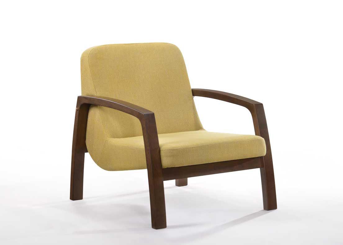 Modrest Bronson MidCentury Modern Accent Chair