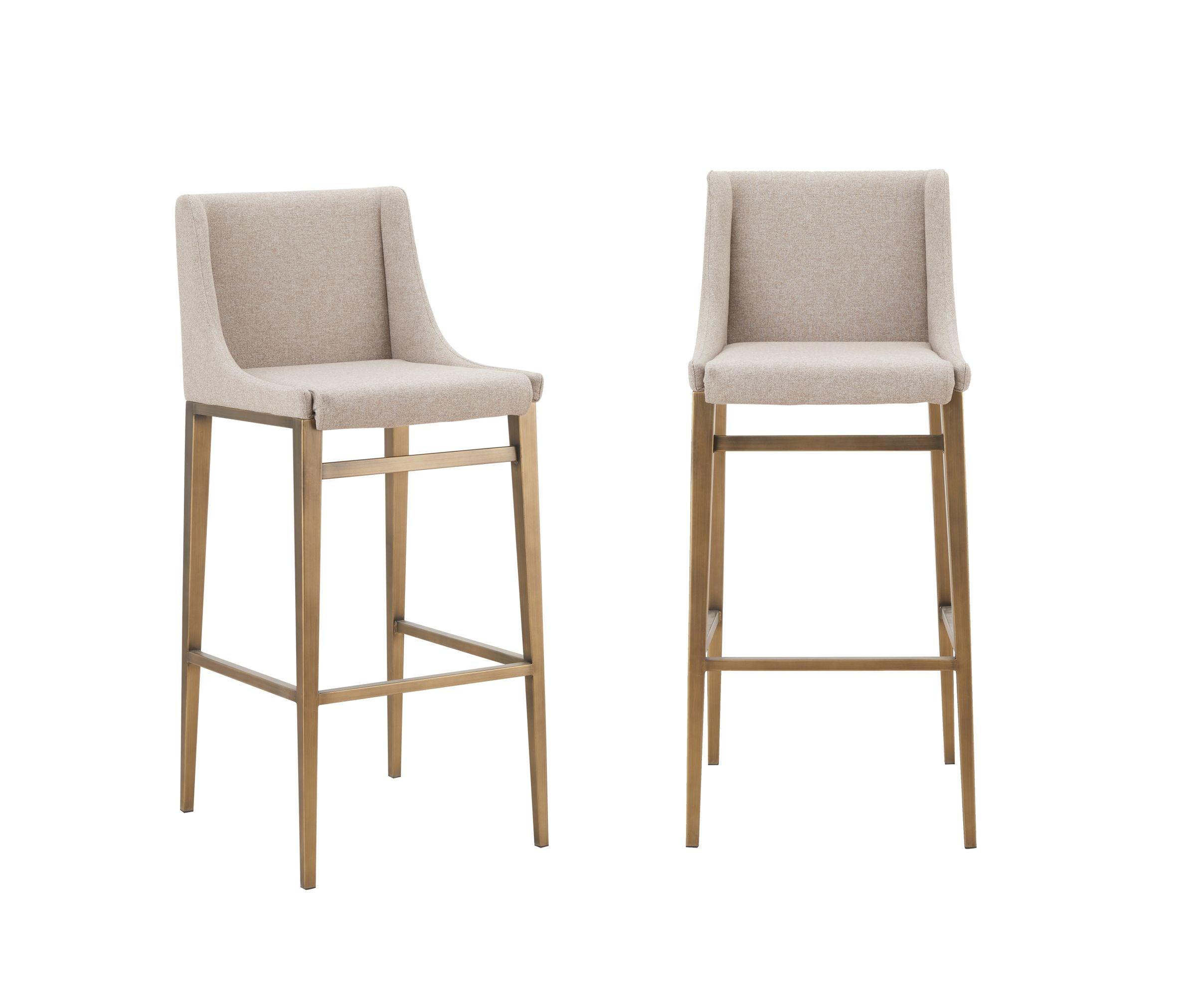 Modrest Mimi Contemporary Bar Stool (Set of 2)