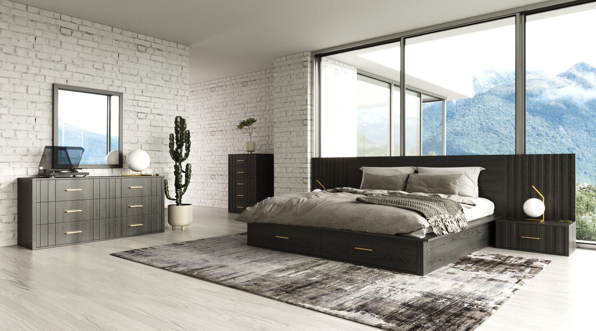 Modrest Manchester Contemporary Platform Bed