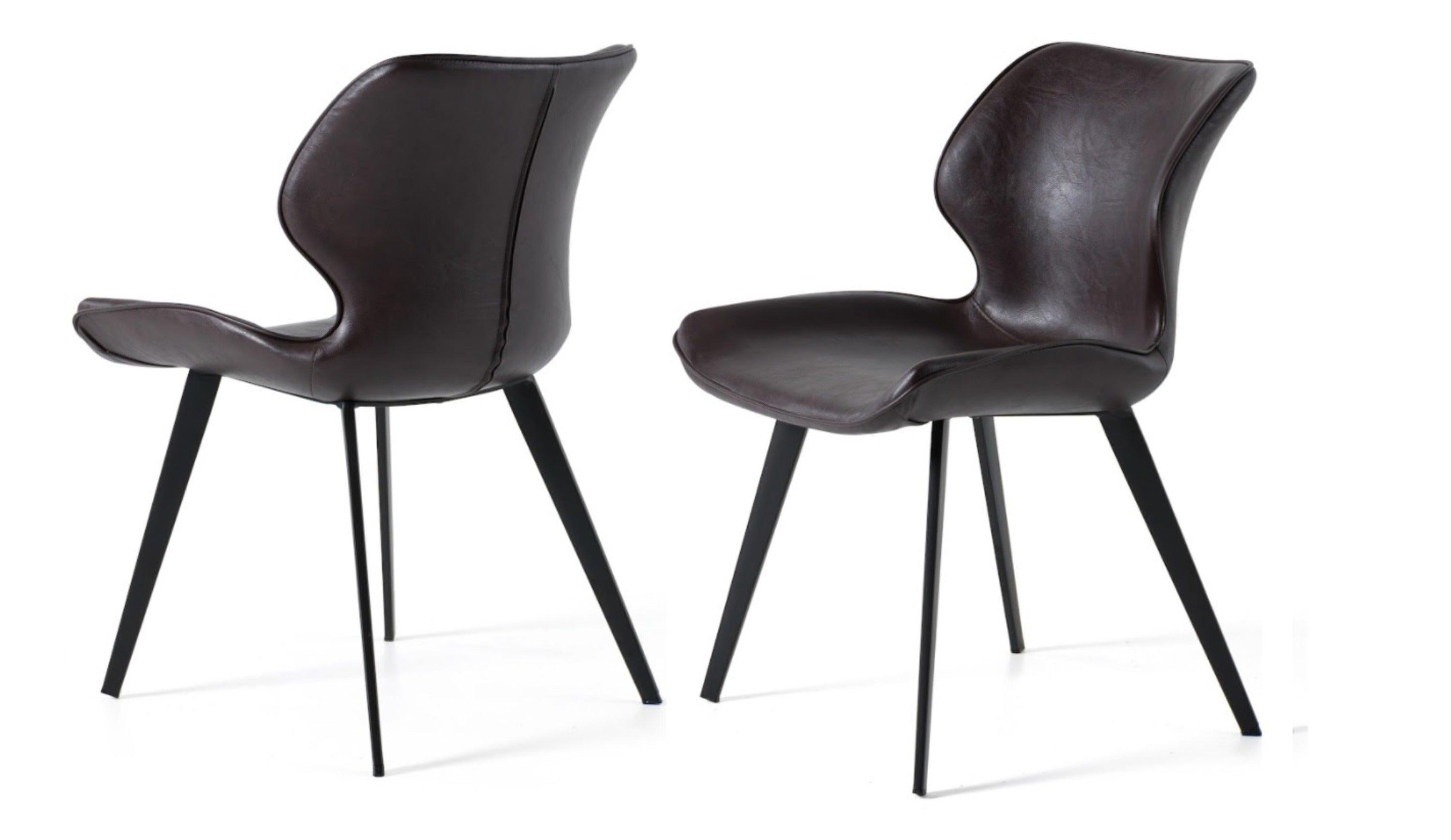 Modrest Moira Modern EcoLeather Dining Chair (Set of 2)