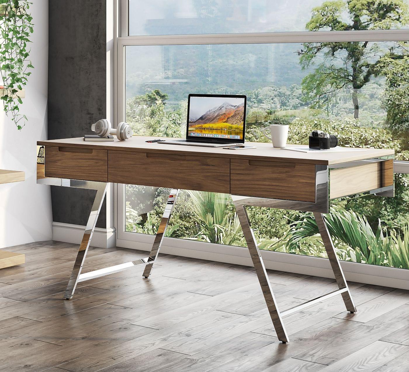 Modrest Dessart Modern Veneer Desk