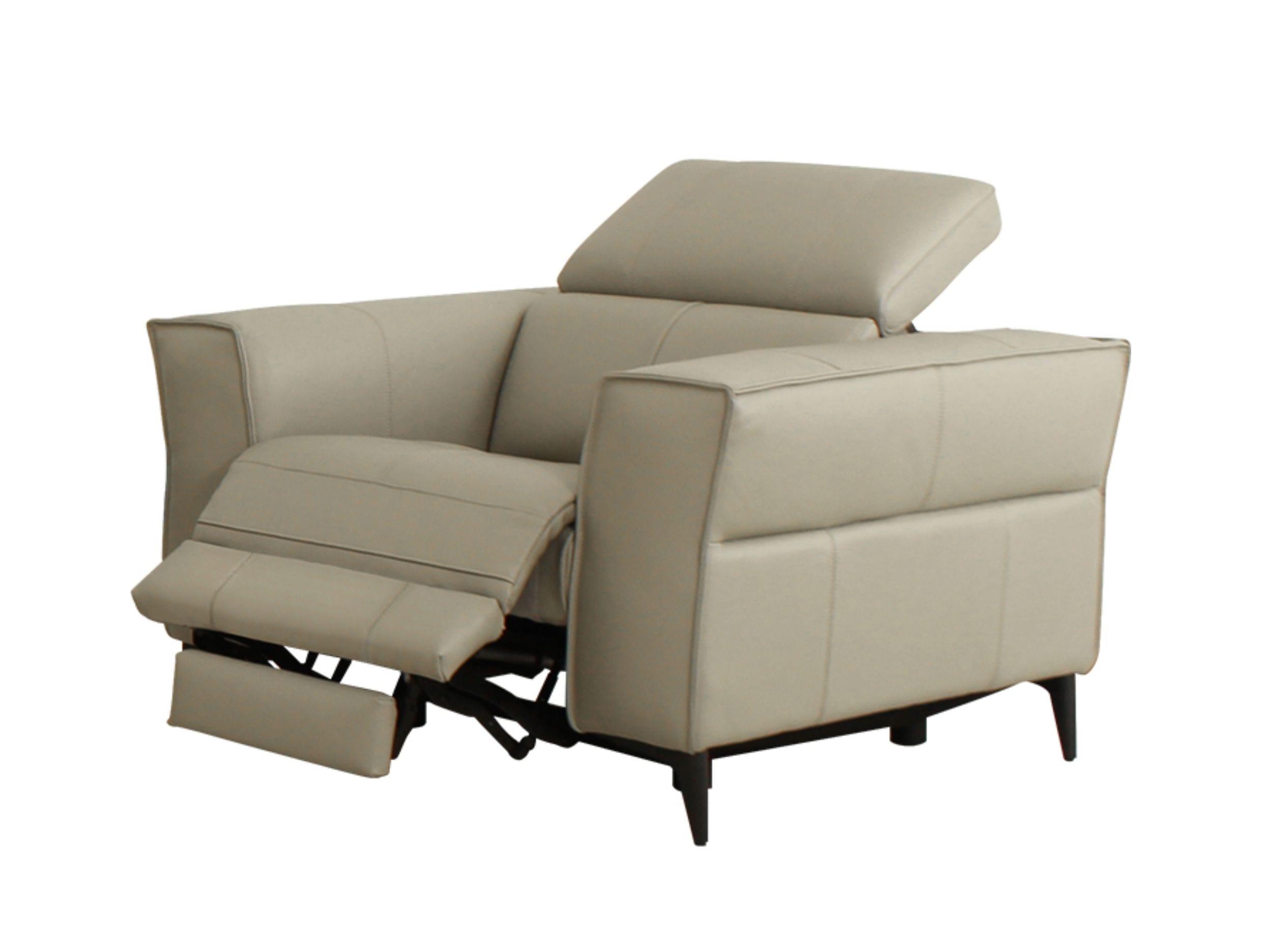 Divani Casa Nella Modern Leather Armchair w/ Electric Recliner