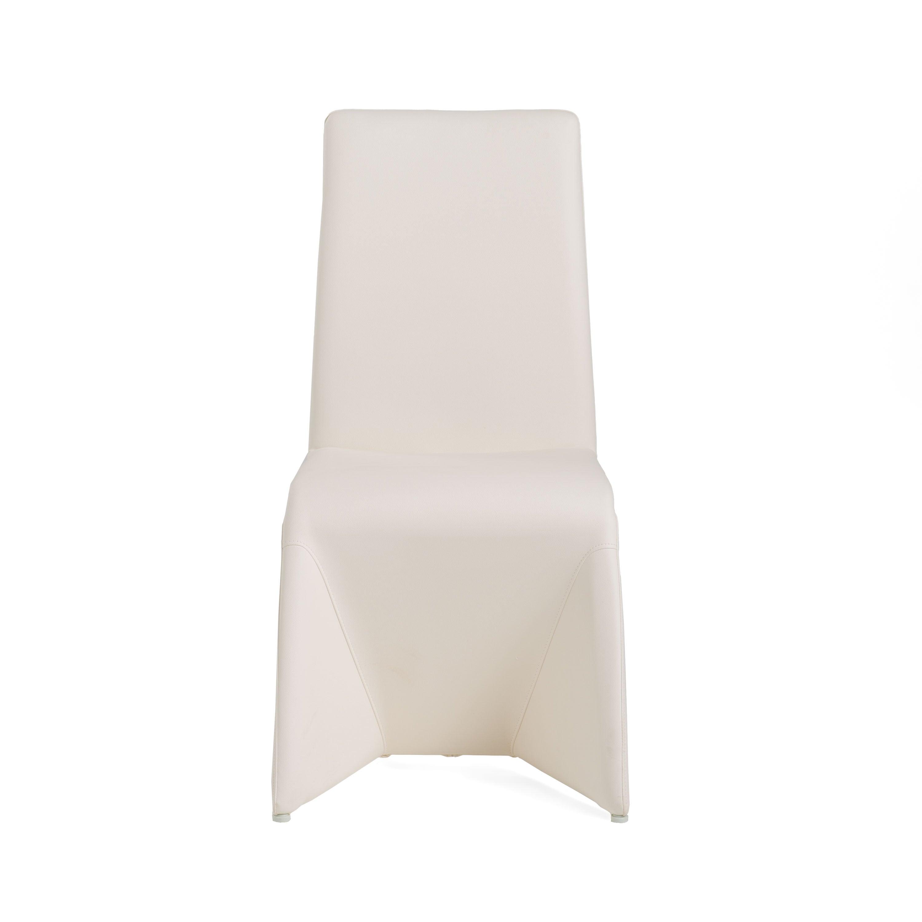 Nisse Contemporary Leatherette Dining Chair (Set of 2)