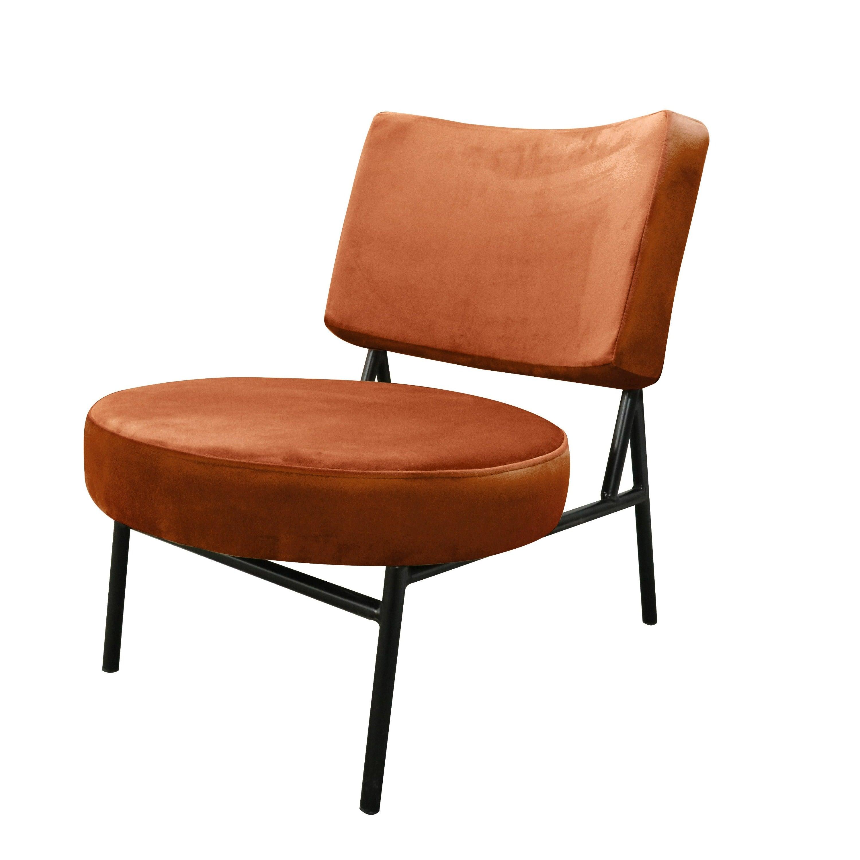 Modrest Sami Modern Velvet Accent Chair