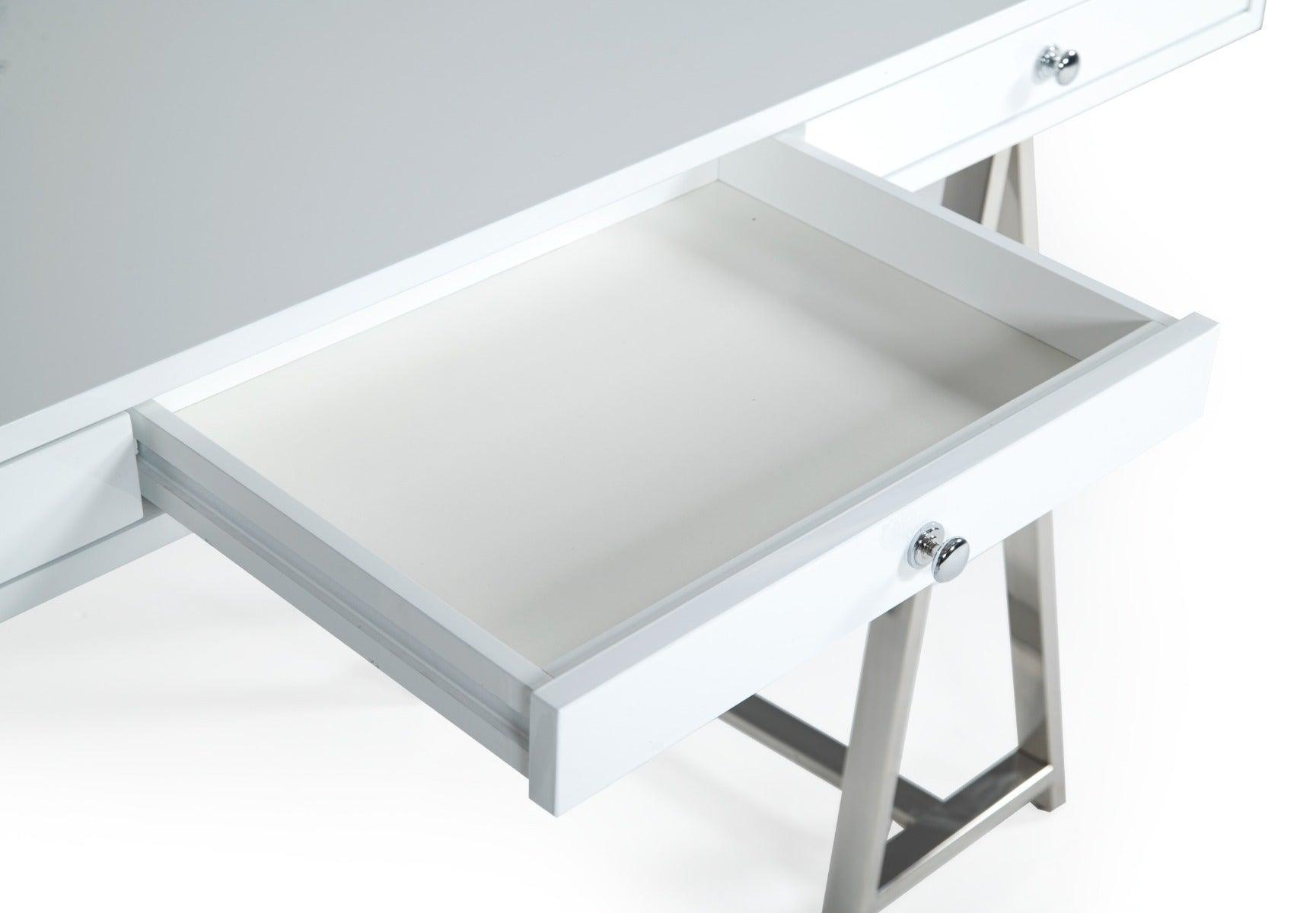 Modrest Ostrow Stainless Steel Desk