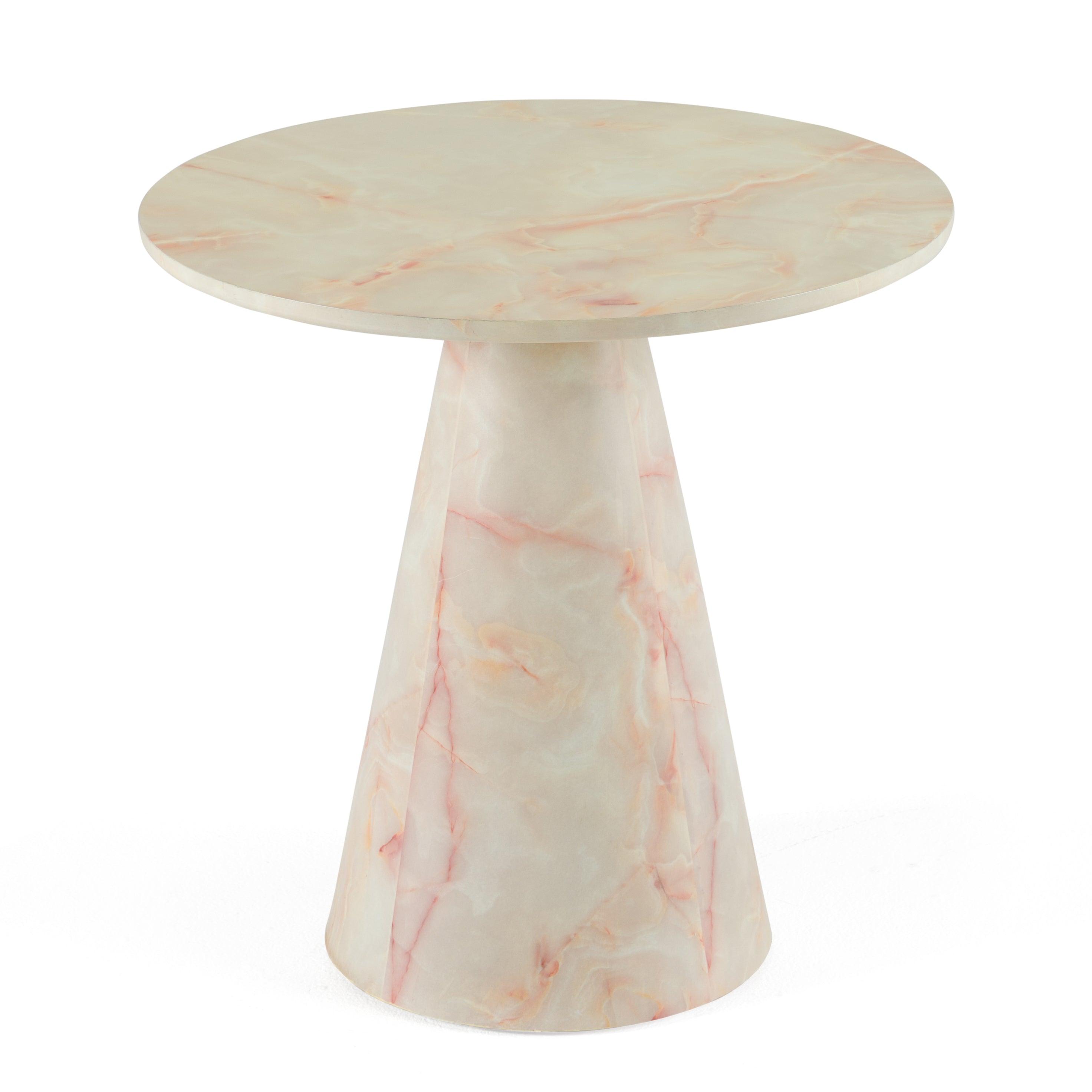 Modrest Pampa Modern Faux Marble End Table