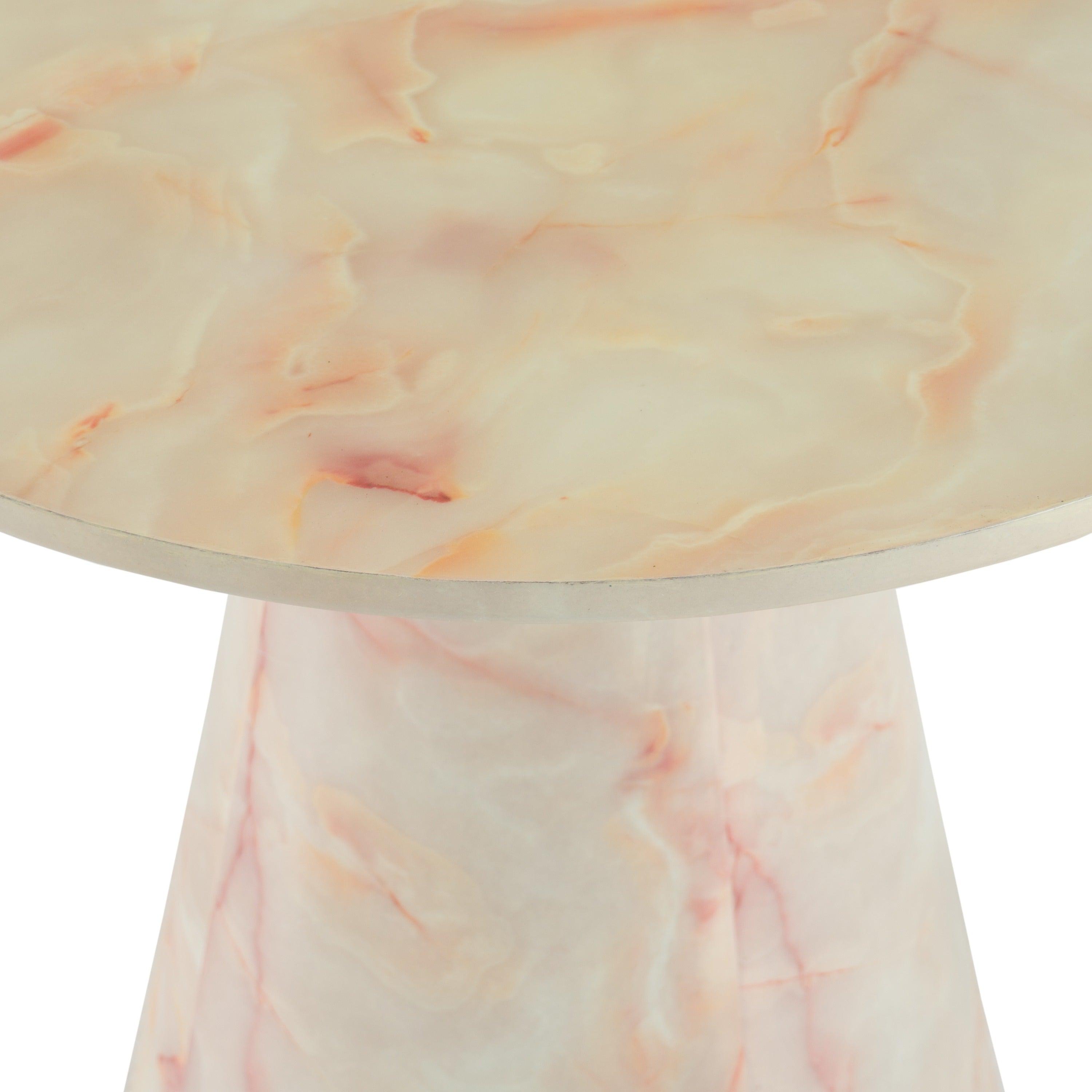 Modrest Pampa Modern Faux Marble End Table