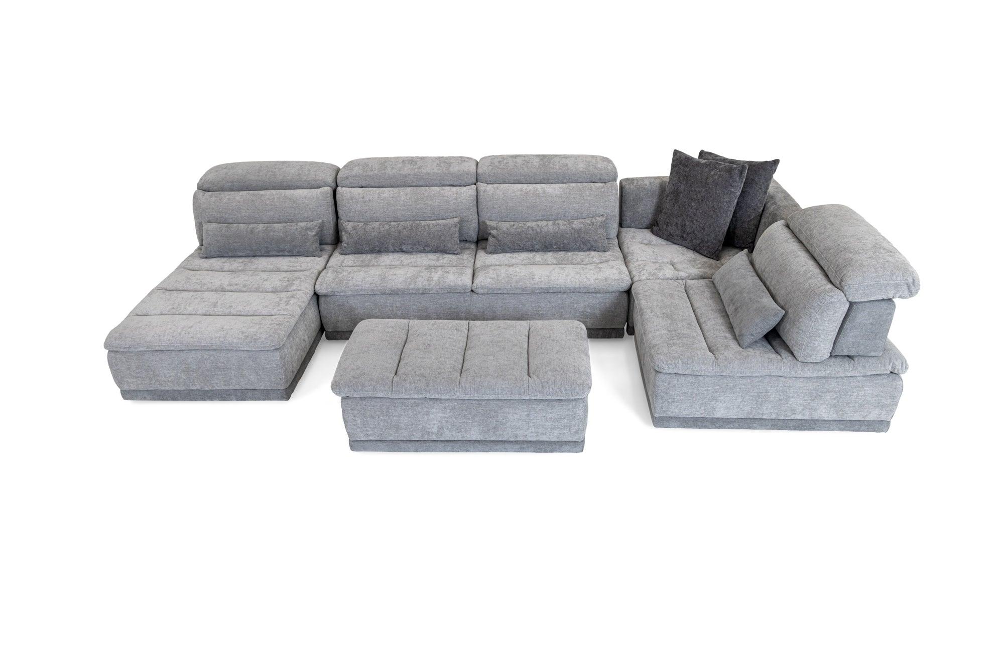 David Ferrari Panorama Italian Modern Fabric Modular Sectional Sofa