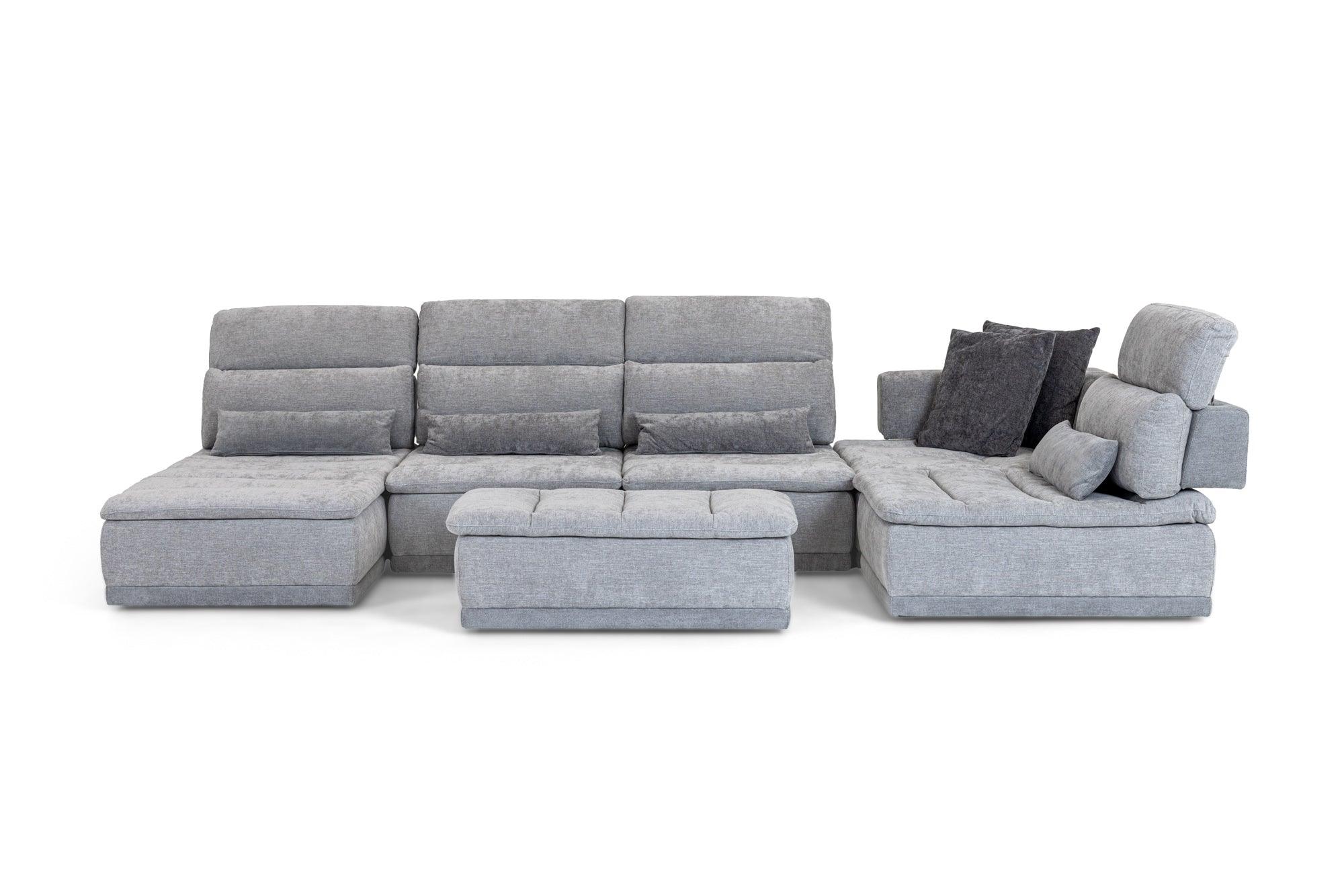 David Ferrari Panorama Italian Modern Fabric Modular Sectional Sofa