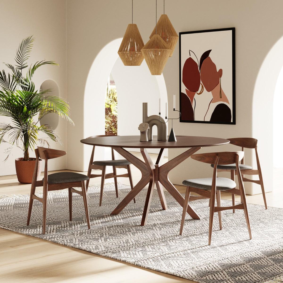 Modrest Prospect Modern Round 59" Dining Table