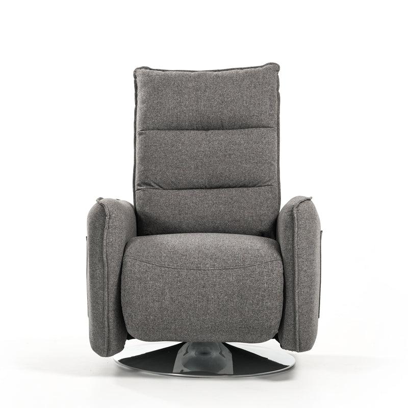 Divani Casa Fairfax Modern Fabric Recliner Chair