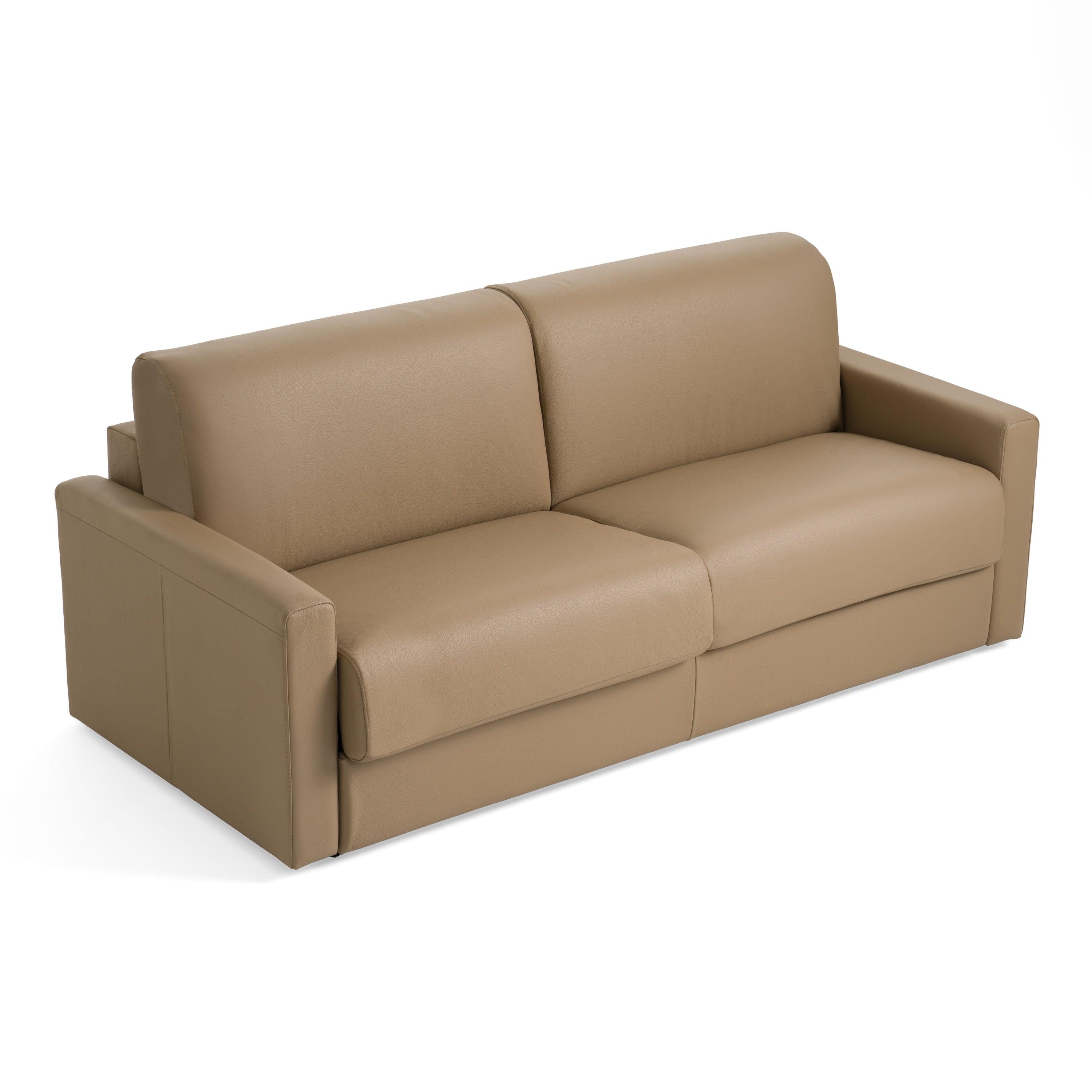 Lamod Italia Revers Italian Modern Desert Leather Sofabed