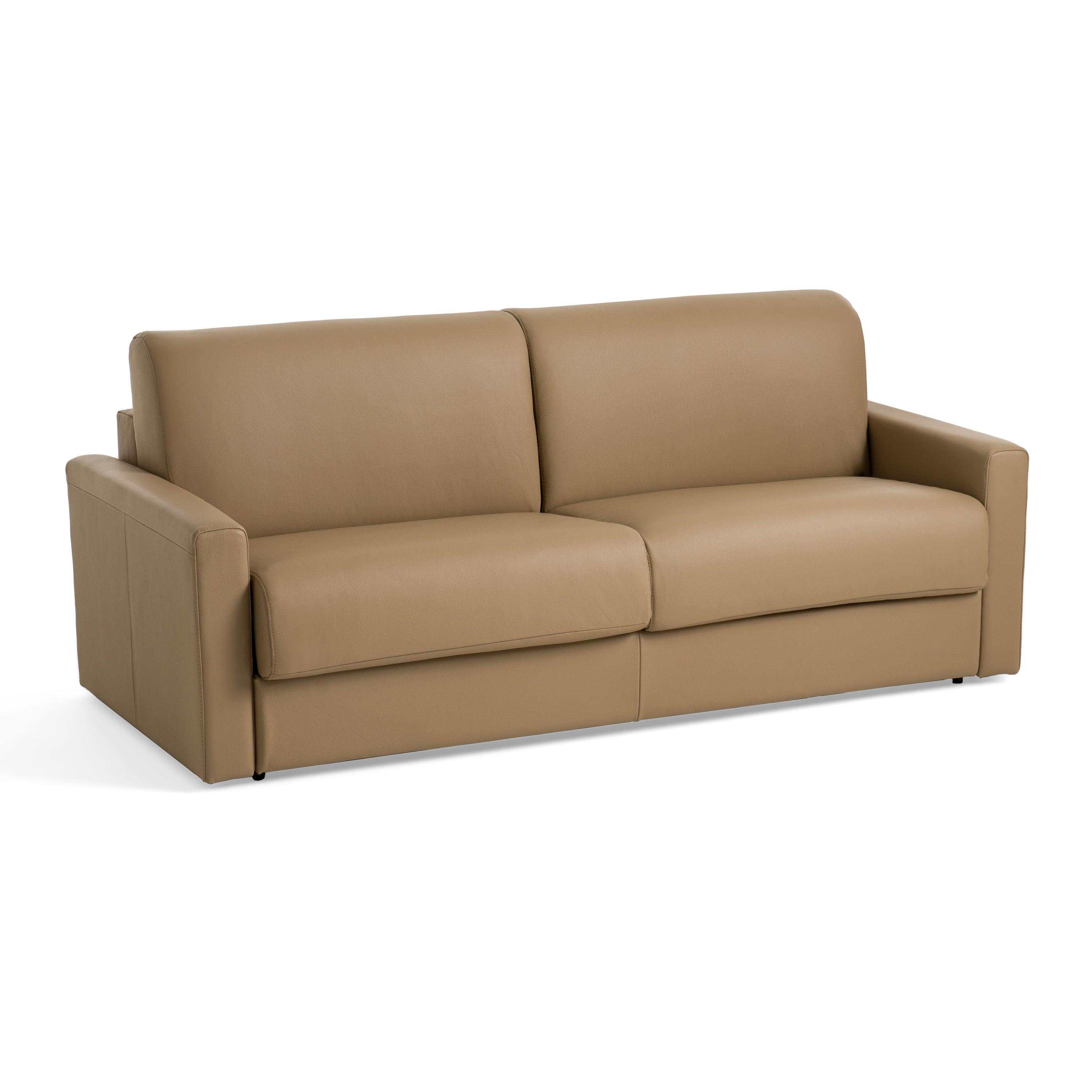 Lamod Italia Revers Italian Modern Desert Leather Sofabed