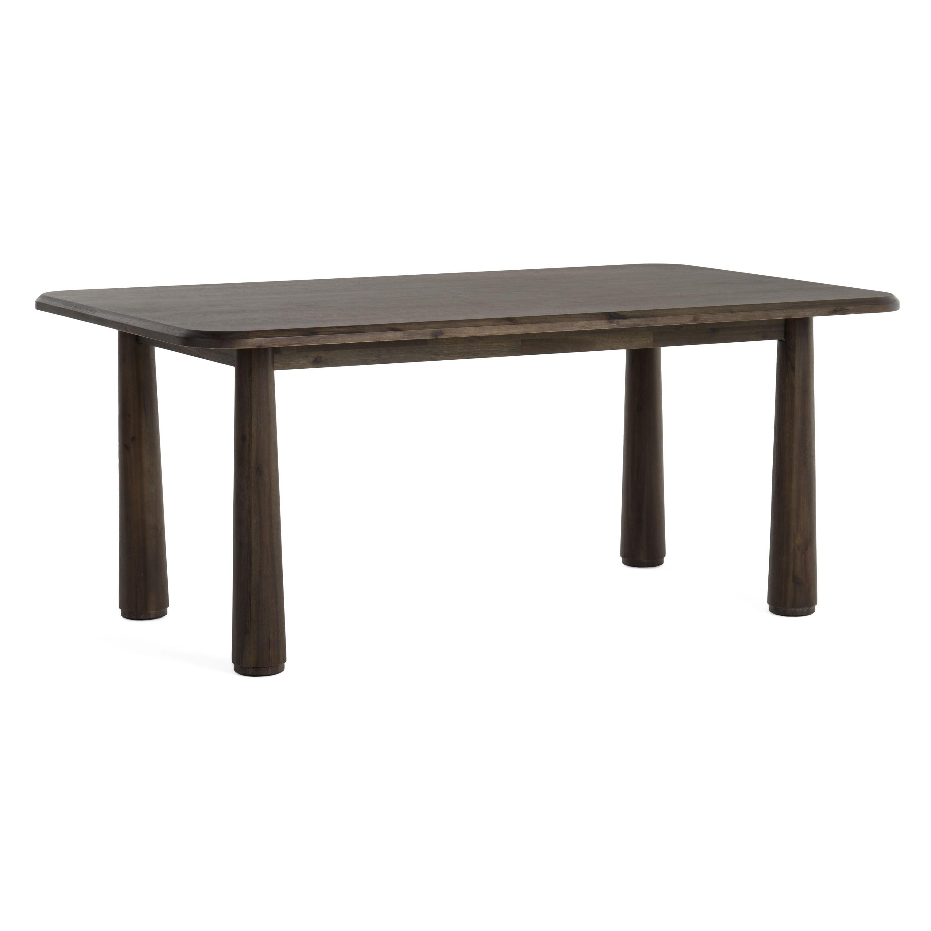 Modrest Rhea Modern 71" Dark Acacia Rectangular Dining Table