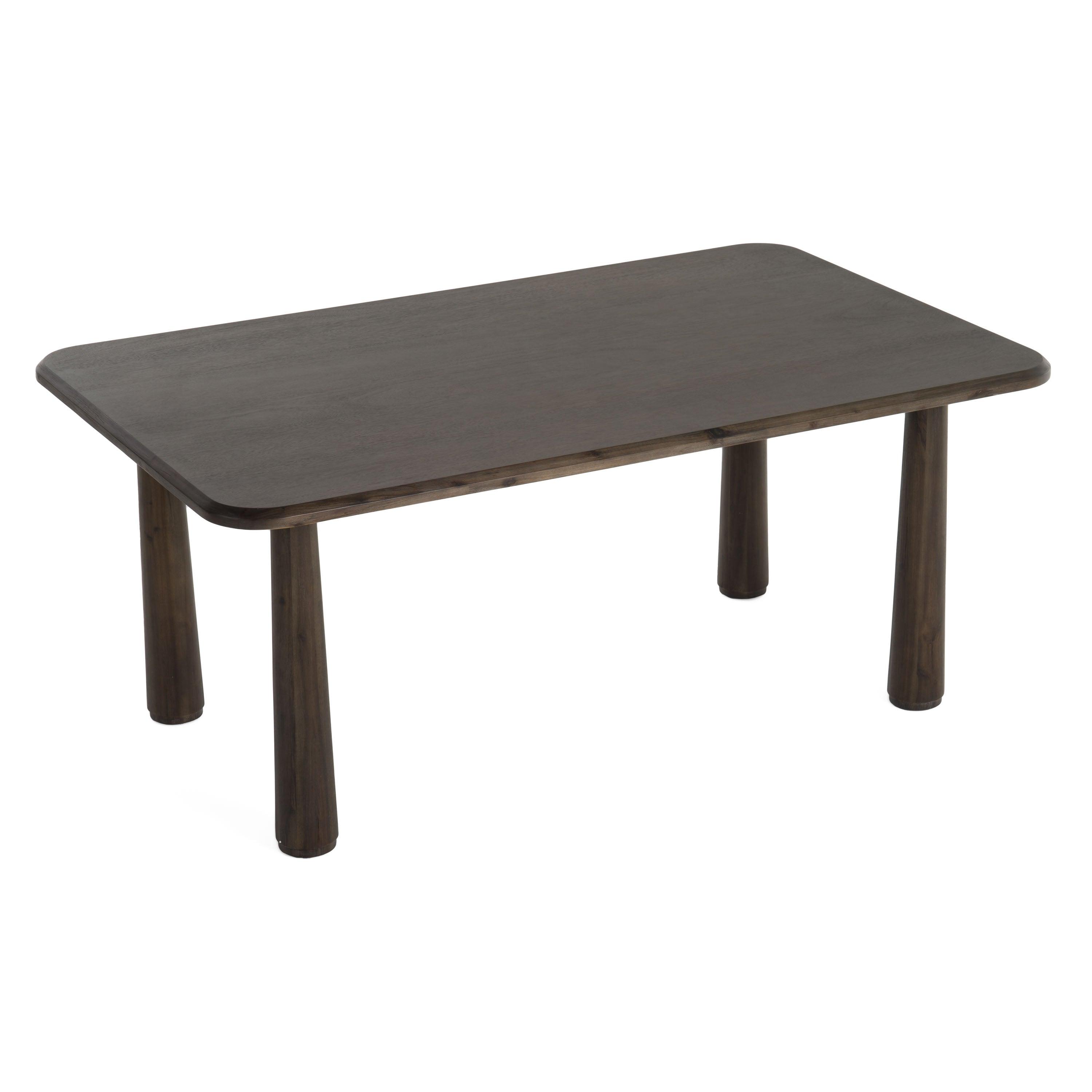 Modrest Rhea Modern 71" Dark Acacia Rectangular Dining Table