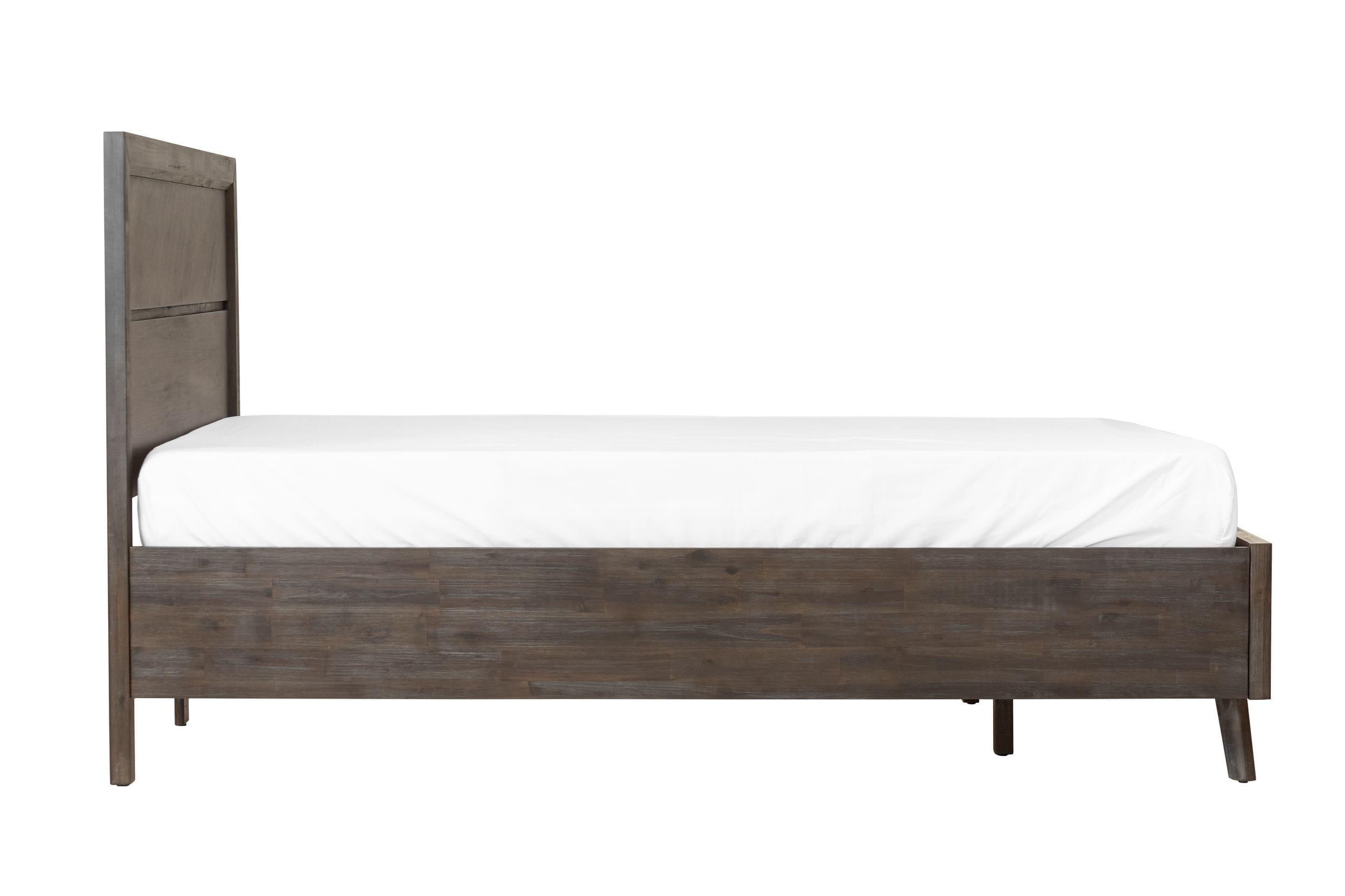 Modrest Roger Midcentury Acacia Bed