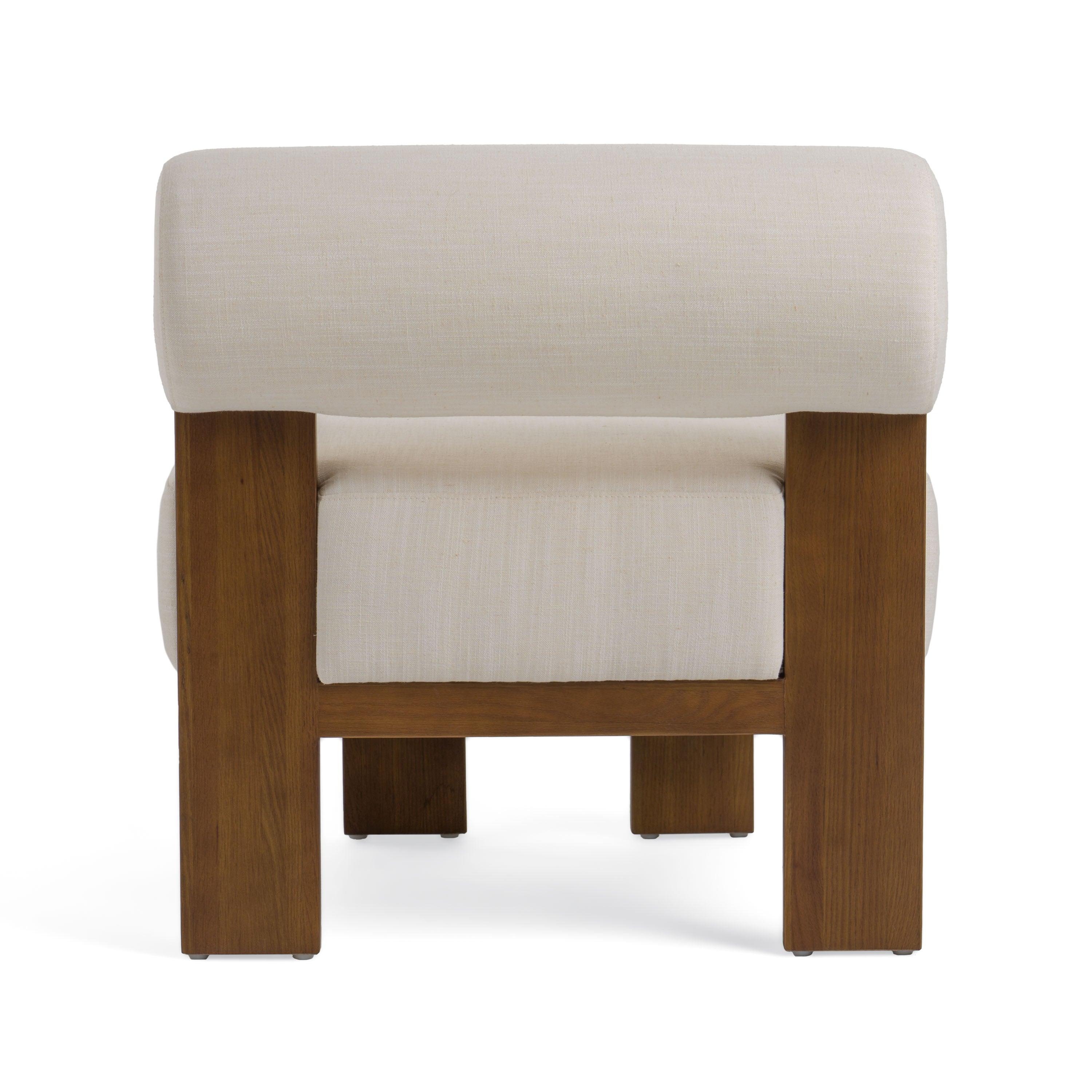 Modrest Rosanne Modern Off Fabric Accent Chair