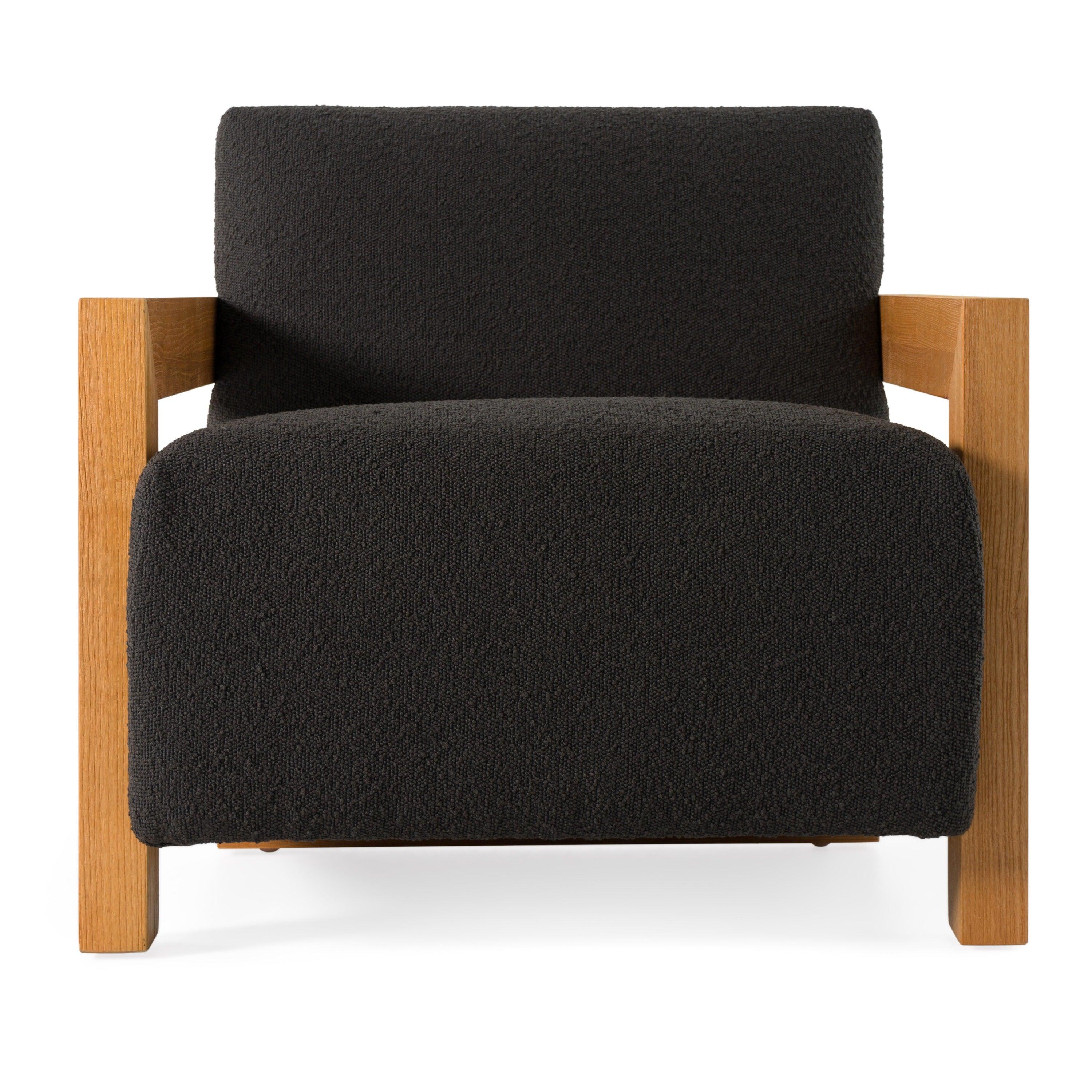 Modrest Rosen Modern Fabric Natural Accent Chair