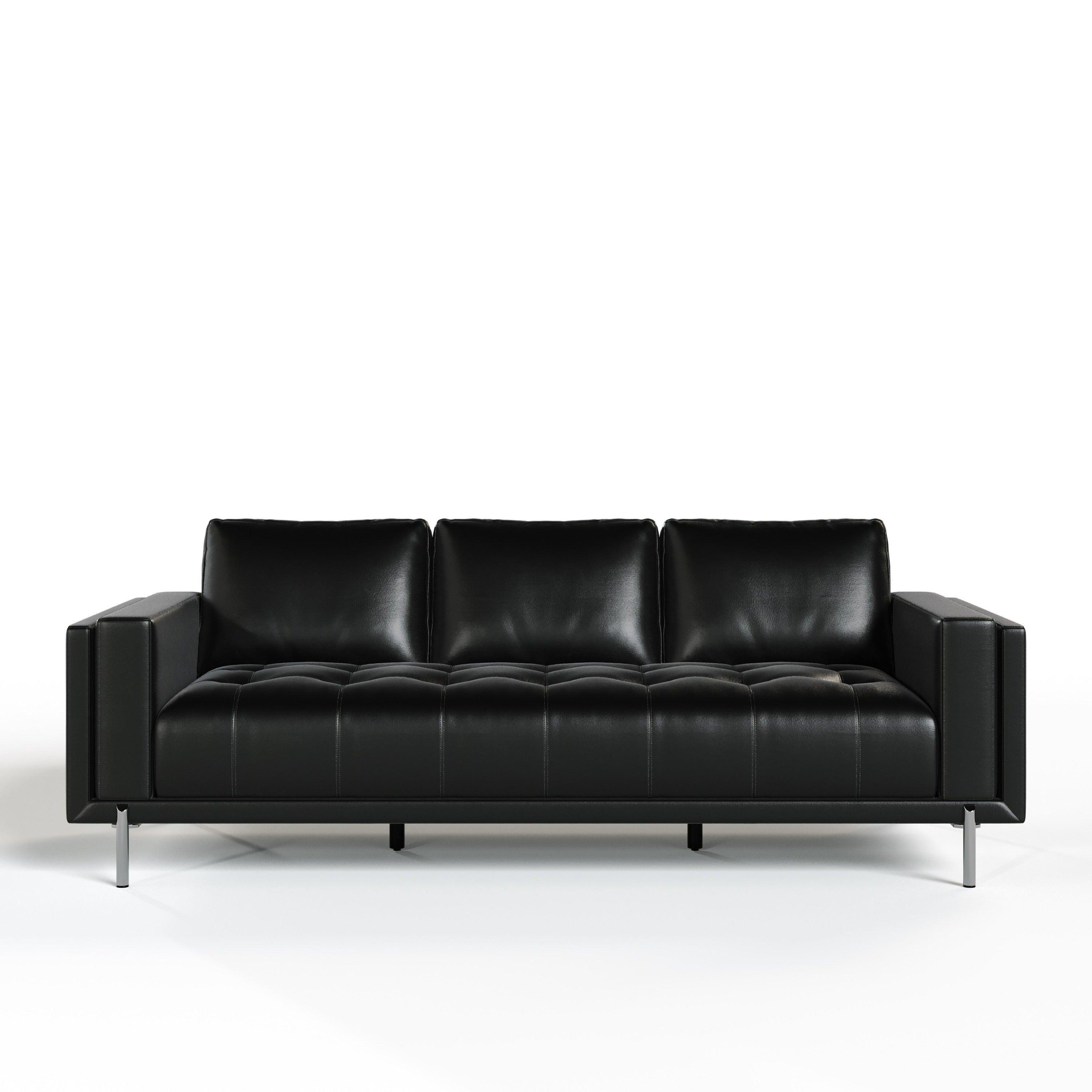 Divani Casa Schmidt Modern Leather Sofa 2 Chairs