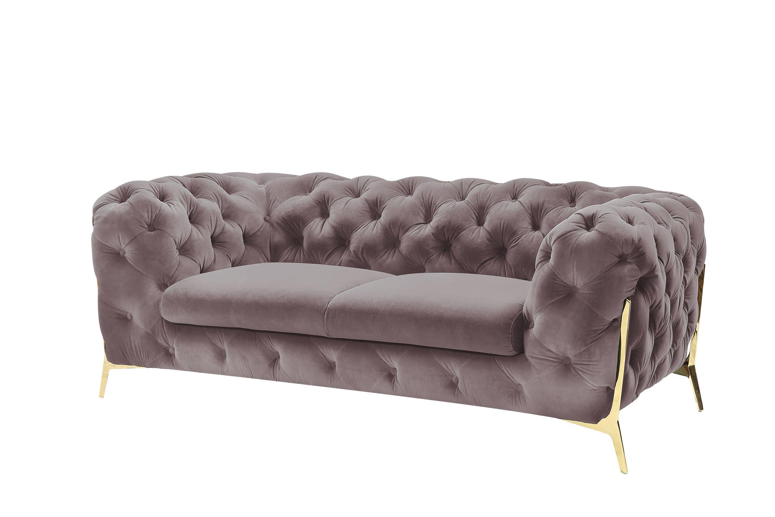 Divani Casa Sheila Transitional Fabric Loveseat