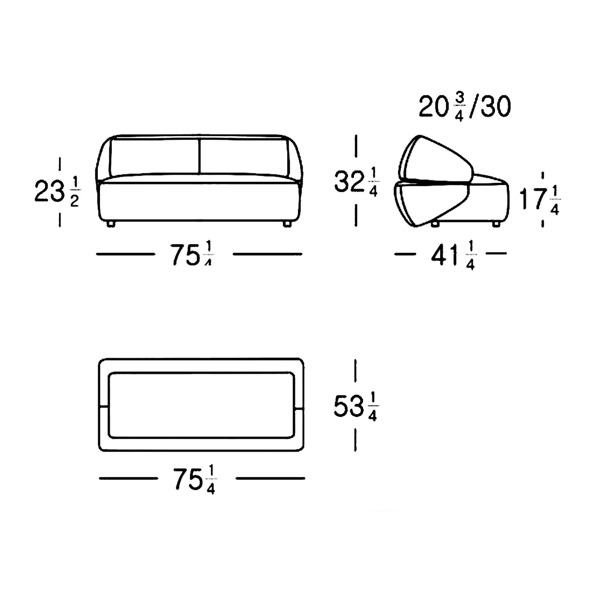 Divani Casa Lerner Modern Fabric Sofa Bed