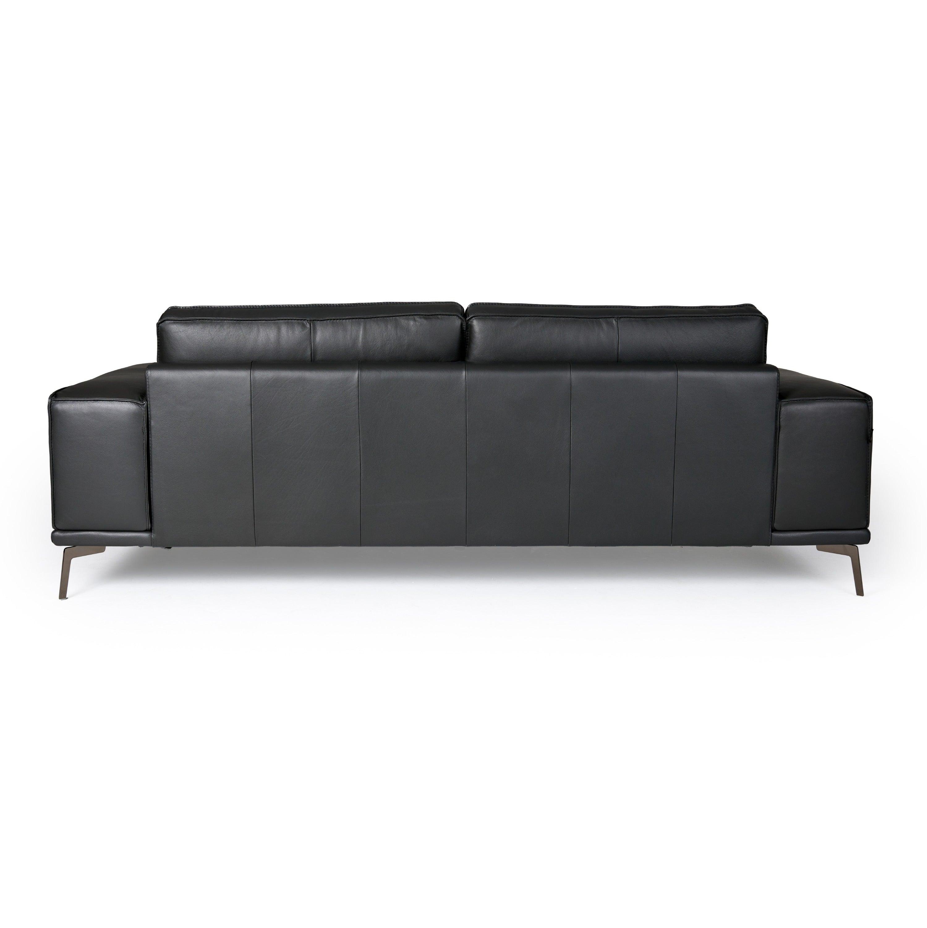 Lamod Italia Soho Italian Nirvana Fume Leather Sofa