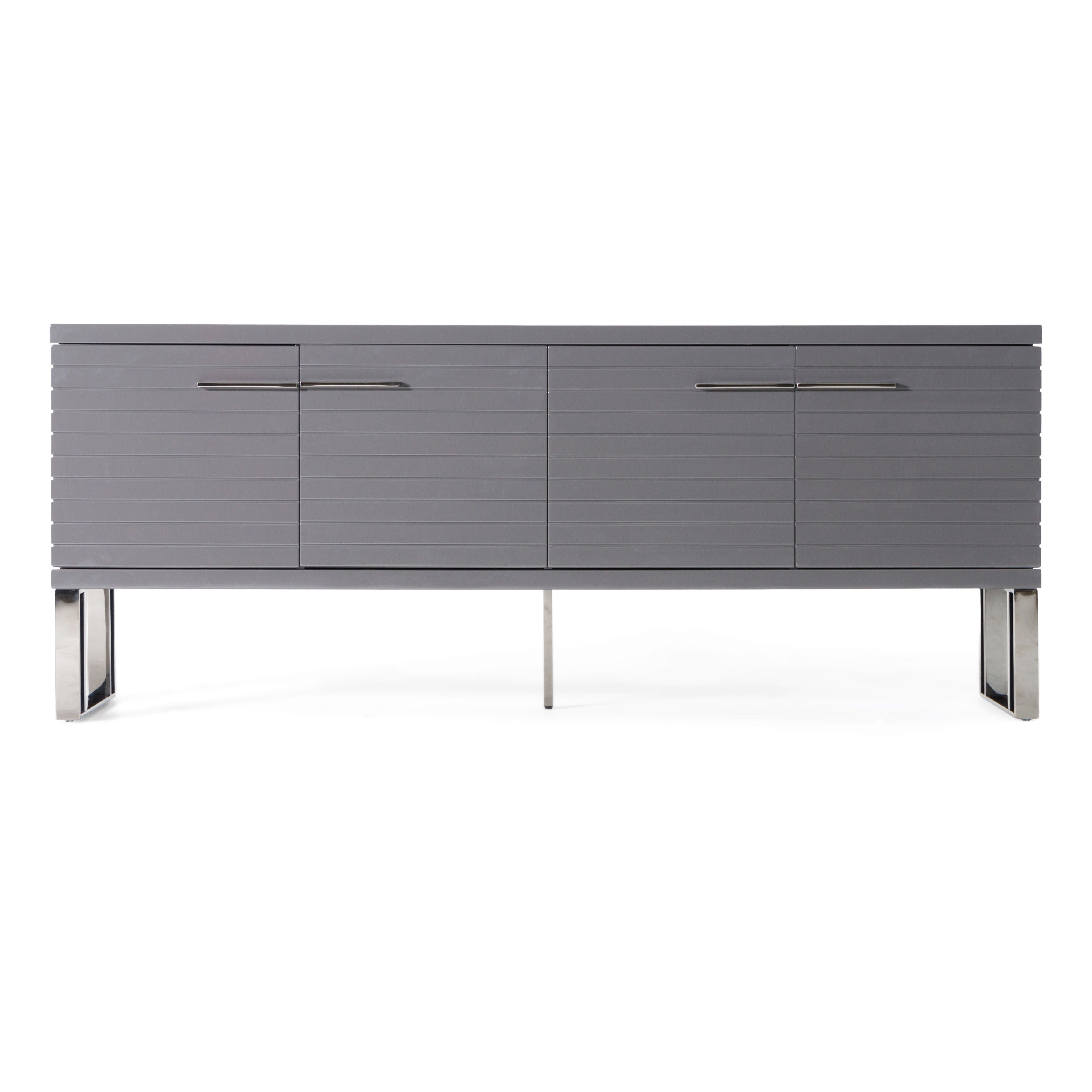 Modrest Splendor High Gloss Slatted Buffet