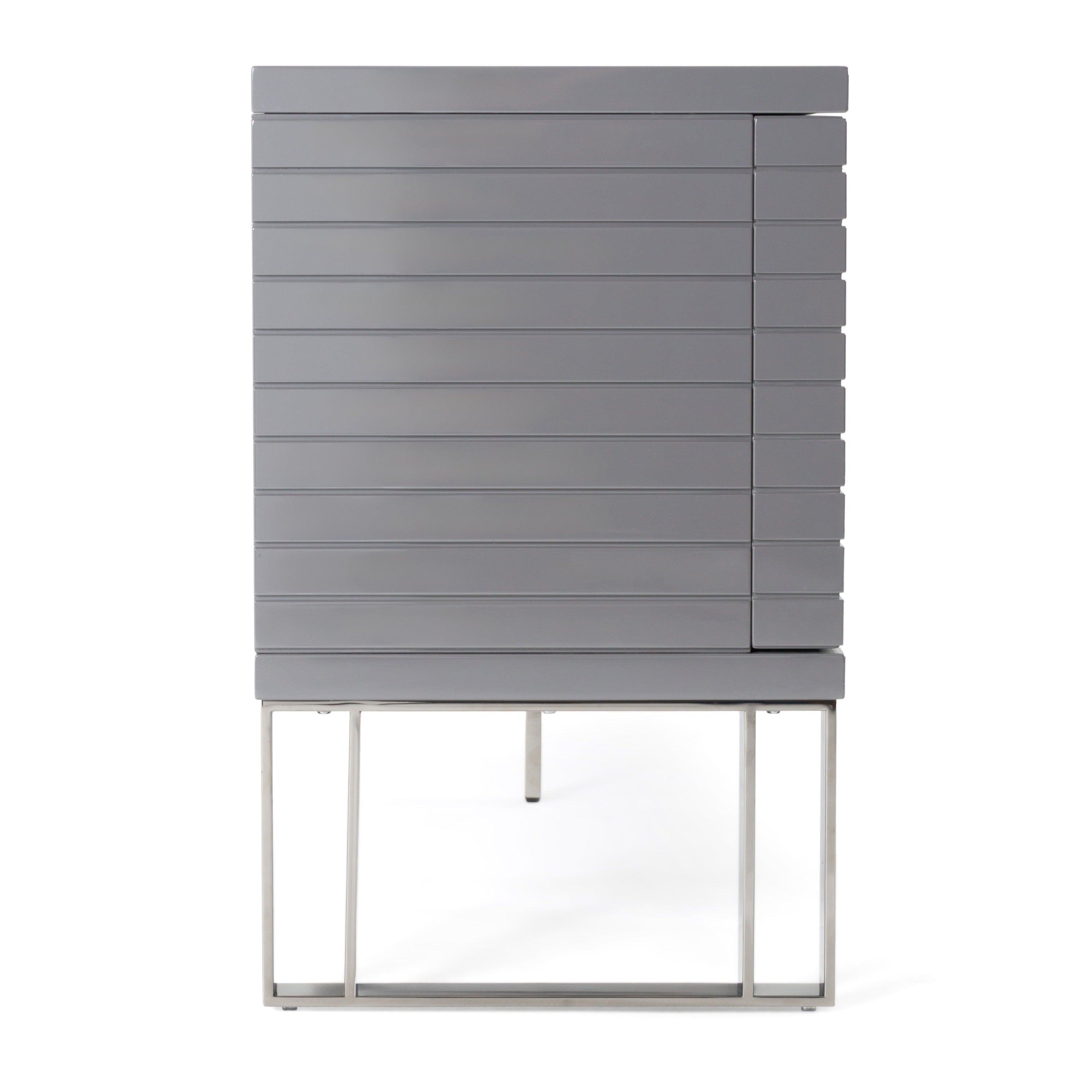 Modrest Splendor High Gloss Slatted Buffet