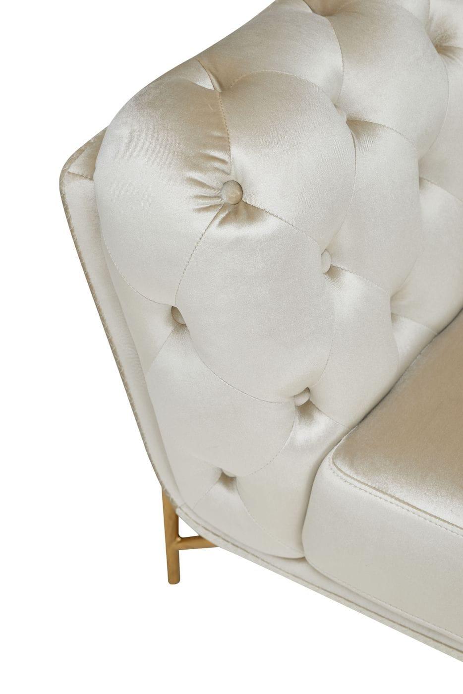 Divani Casa Stella Transitional Velvet Sofa