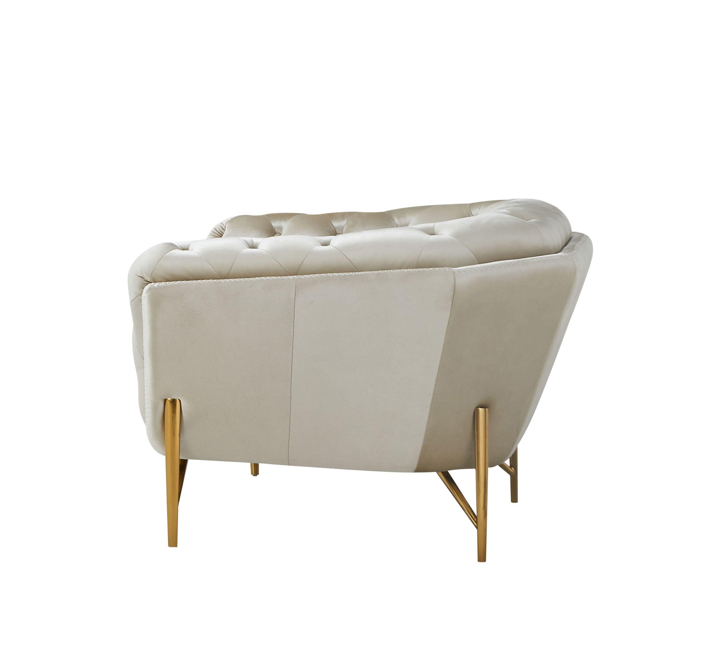 Divani Casa Stella Transitional Velvet Chair